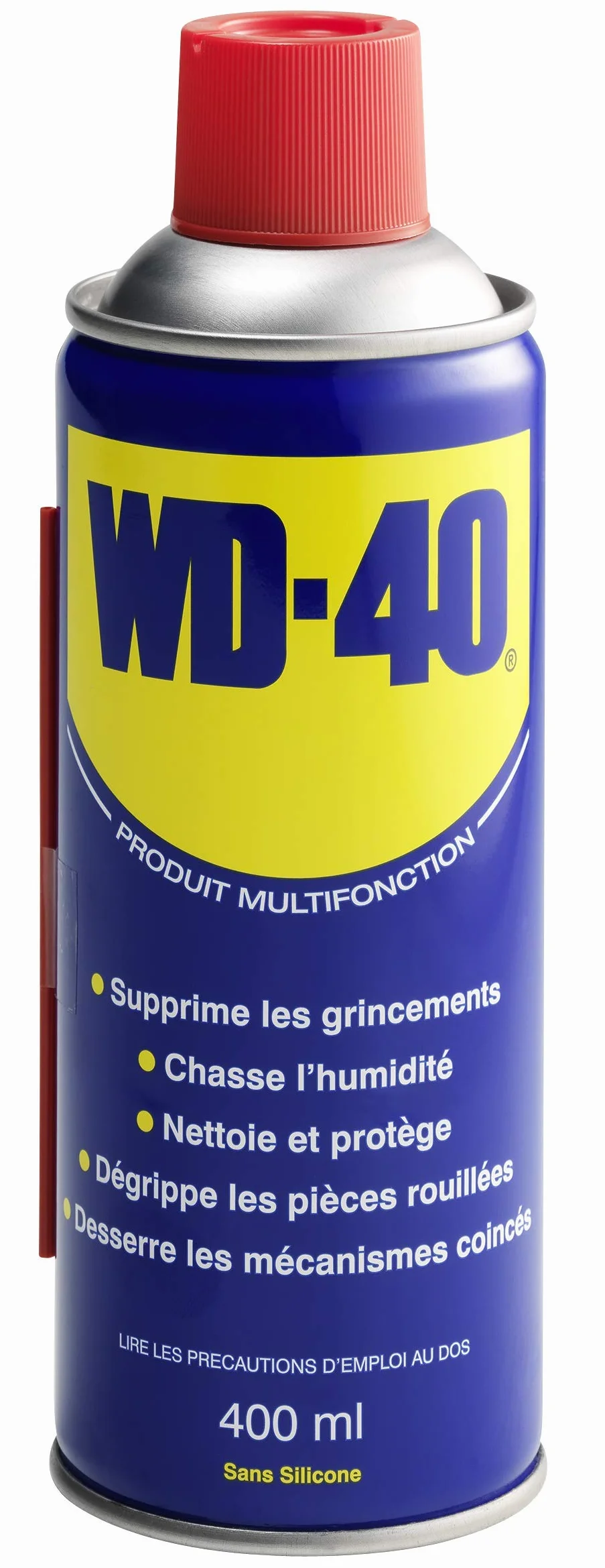 WD-40 Aérosol Multifonction Classique 400 ml Sans Silicone Non Conducteur