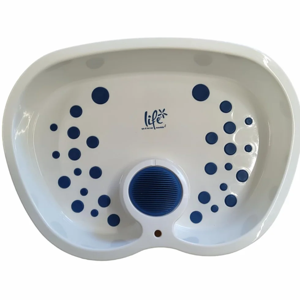 Pool Systems - Pédiluve de Luxe Blanc et Bleu pour Piscine ou Spa