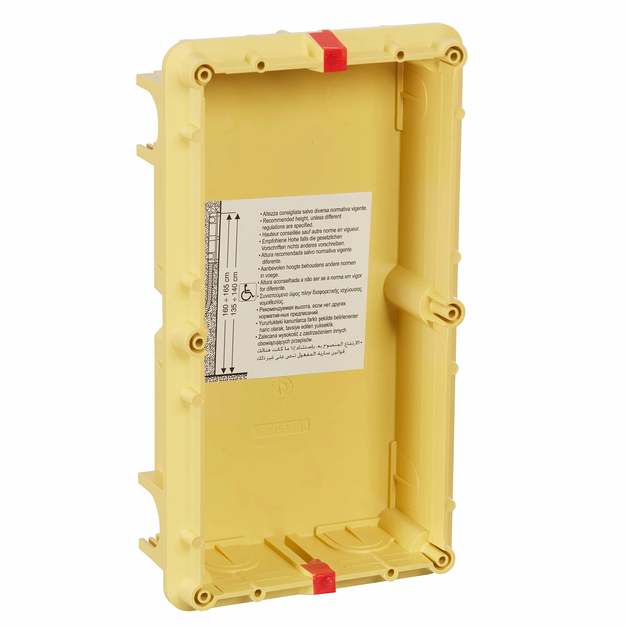 BTicino 350020 Boîtier à Encastrer 2 Modules Linea Sfera New Sfera