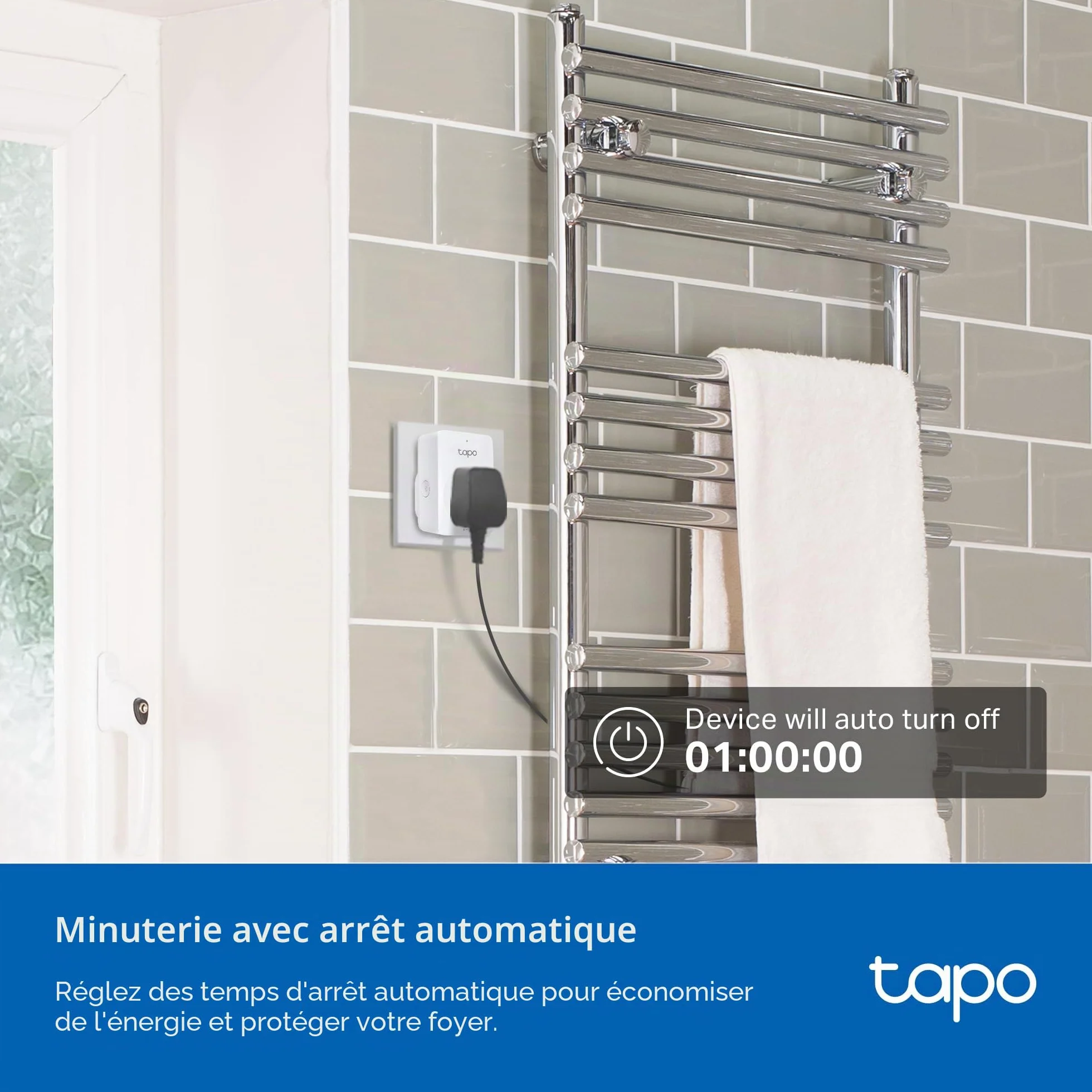 Tapo P110M Mini prise Wi-Fi intelligente surveillance énergie certifiée