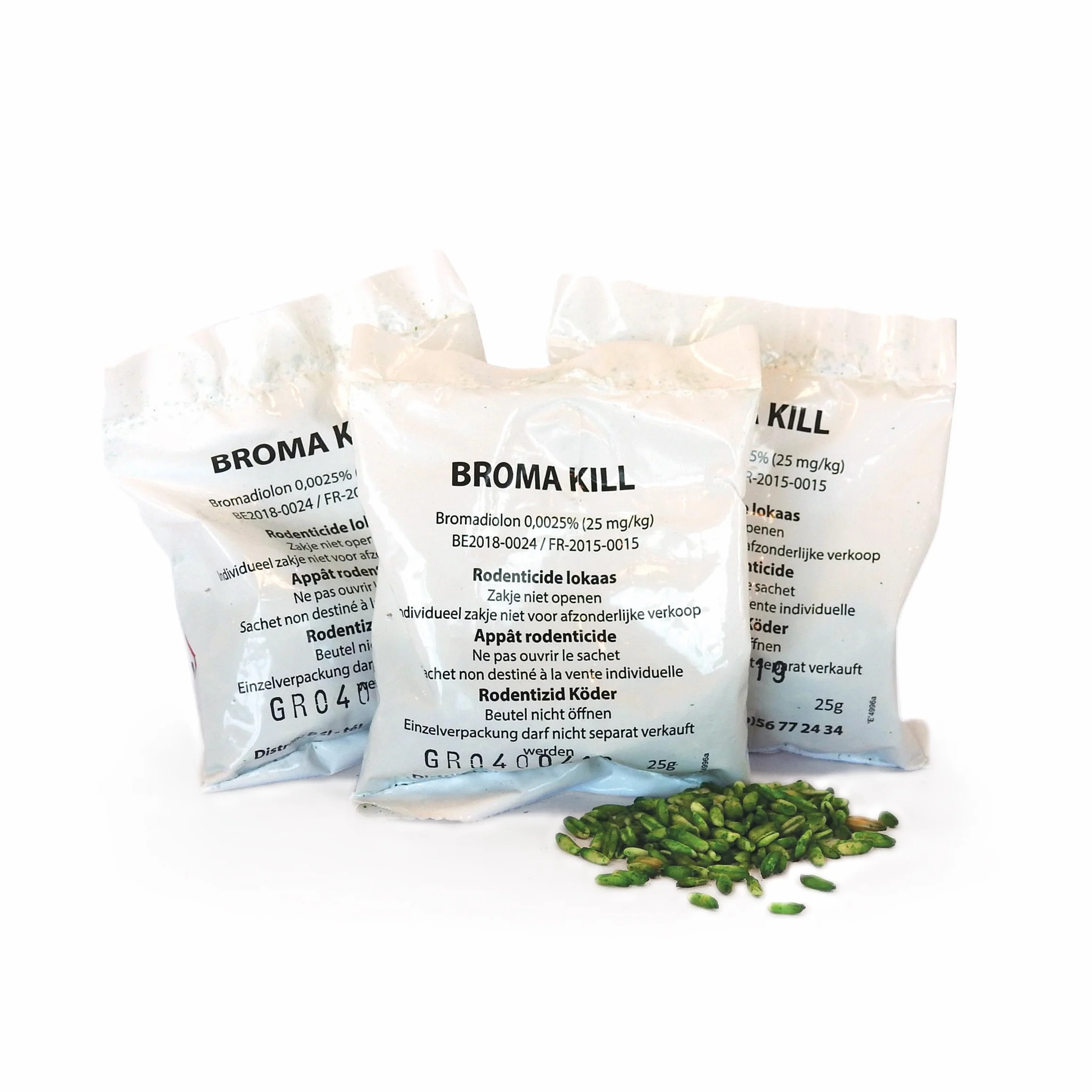 BSI - Anti Rats - Souris Et Mulots - 150g - Grains - Efficacité Radicale - Avoine Attrayante - 6 x 25g - Prêt A l'emploi - Haute Qualité - Autour comme pour La Maison, Violet