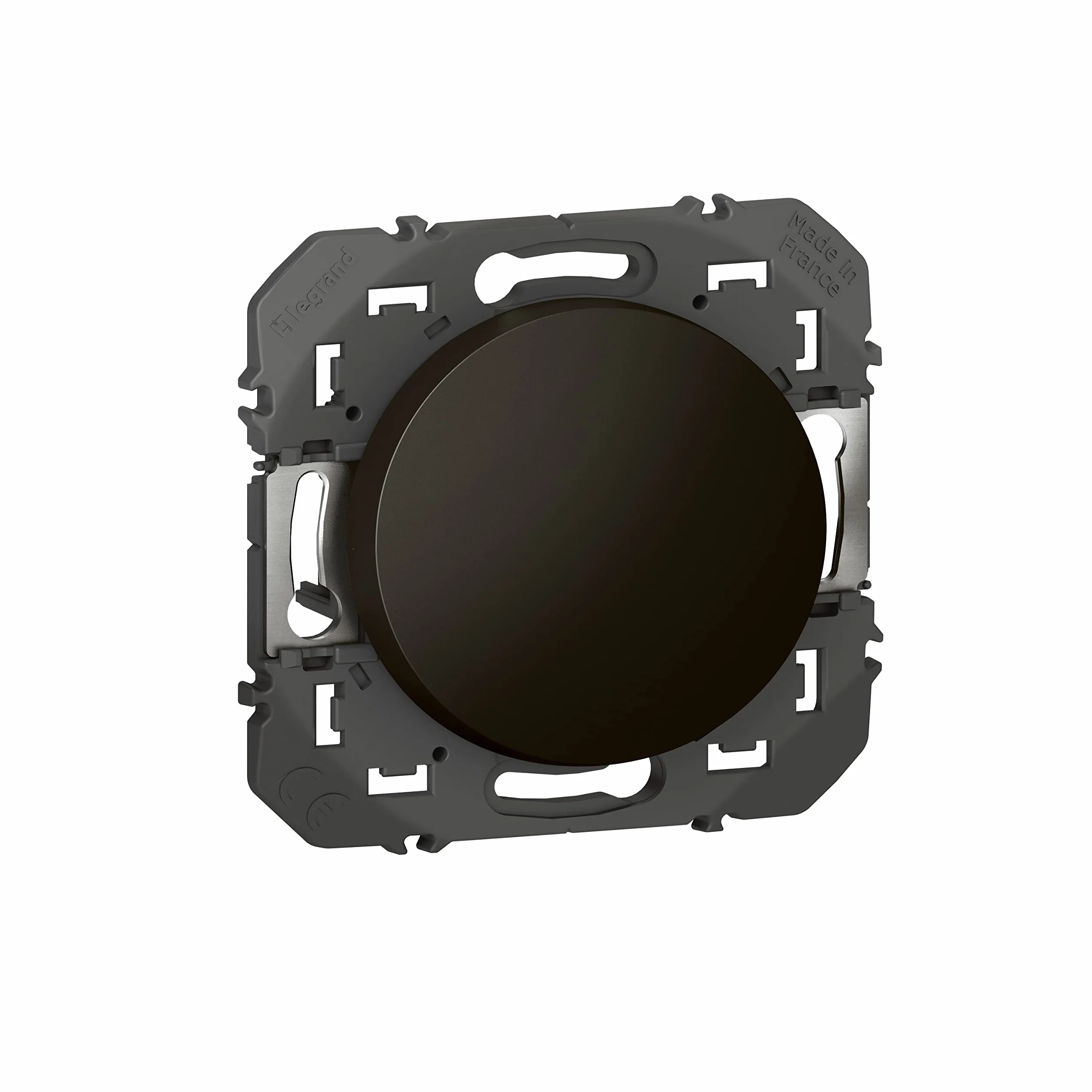 Legrand Interrupteur Mural Simple ou Va-et-vient 10AX Noir Commande d'Éclairage Sans Plaque