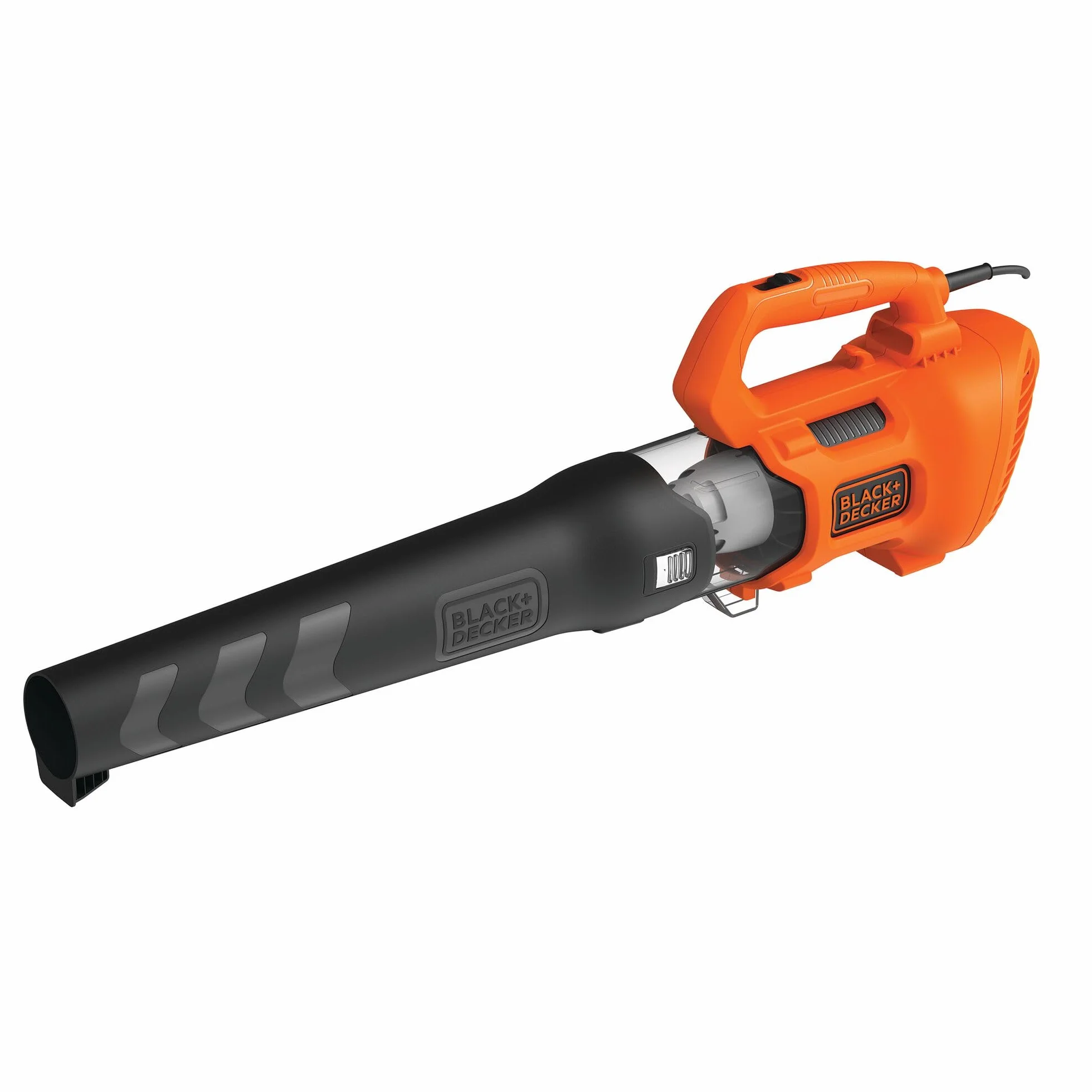BLACK+DECKER Souffleur axial filaire 1850W 2 vitesses racloir intégré 12,75 m³/min 190 km/h BEBL185-QS