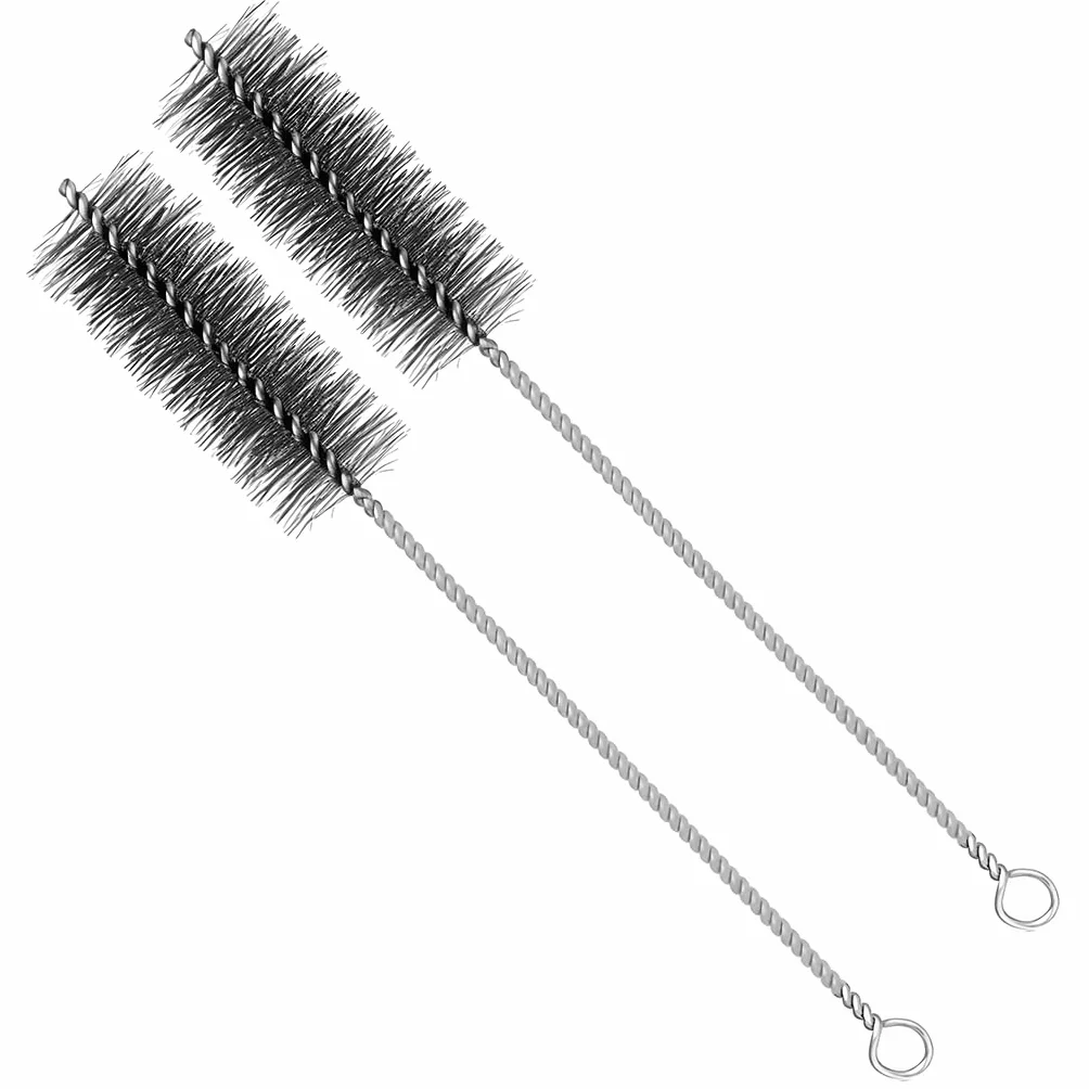 Brosse Métallique 40mm Acier Inoxydable Kit Ramonage Flexible pour Nettoyage Conduits Fumée Chaudière Poêle Granulés