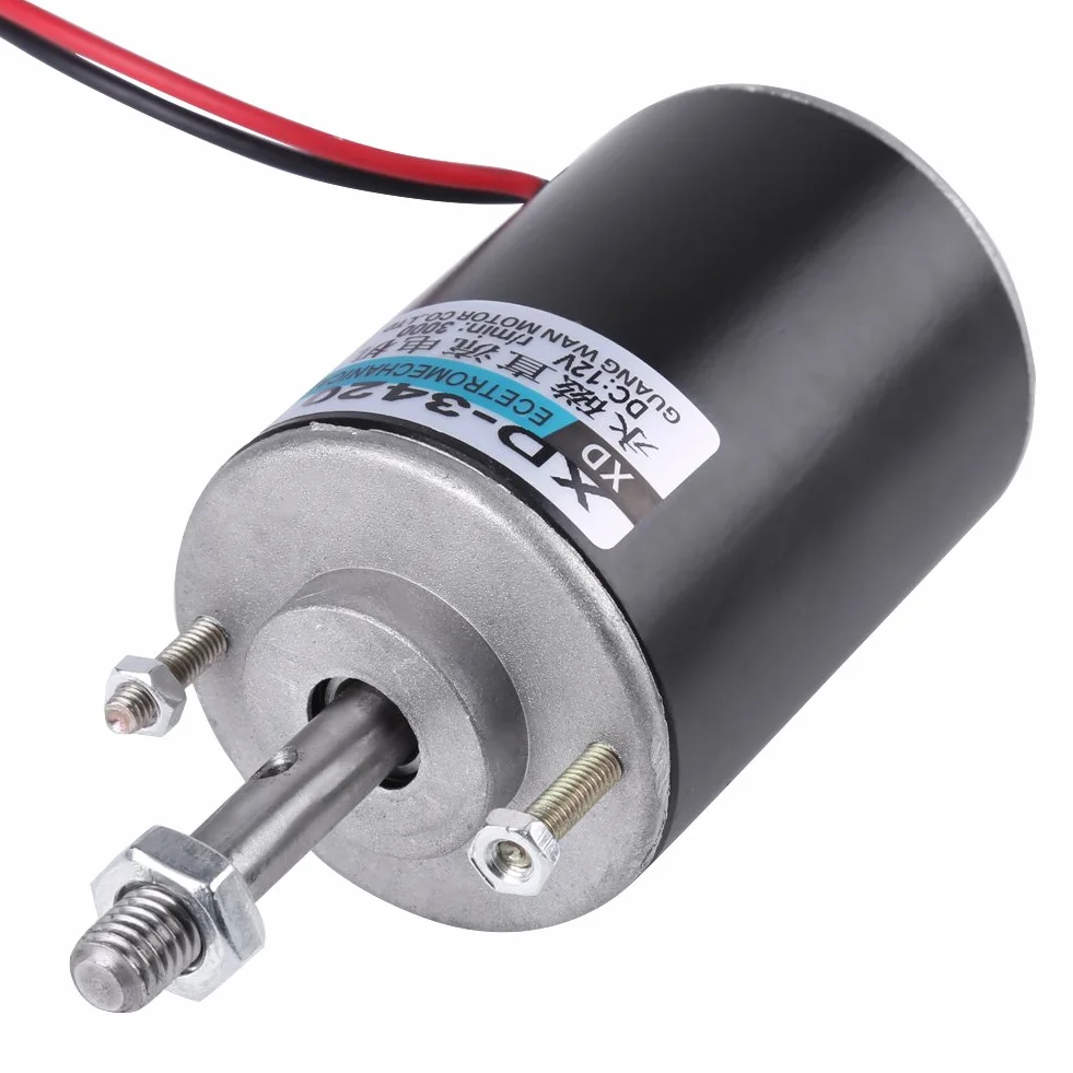 Moteur DC à Aimant Permanent 12V 24V 3500RPM Mini Générateur DIY CW CCW