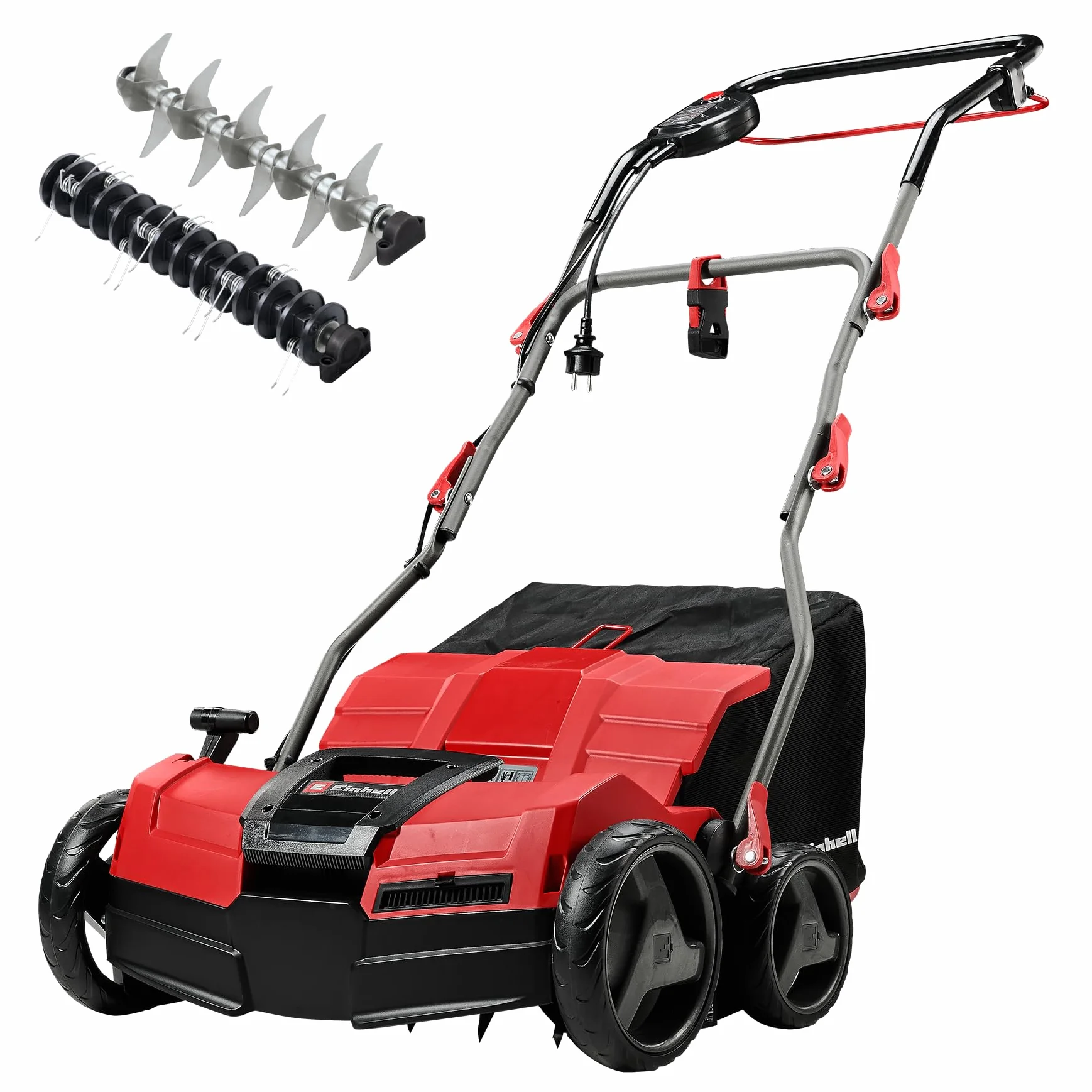 Einhell Scarificateur électrique GE-SA 1640 (1600 W, Largeur de Travail 40 cm, Grand bac de ramassage de 48 l, Surface conseillée 800 m²)