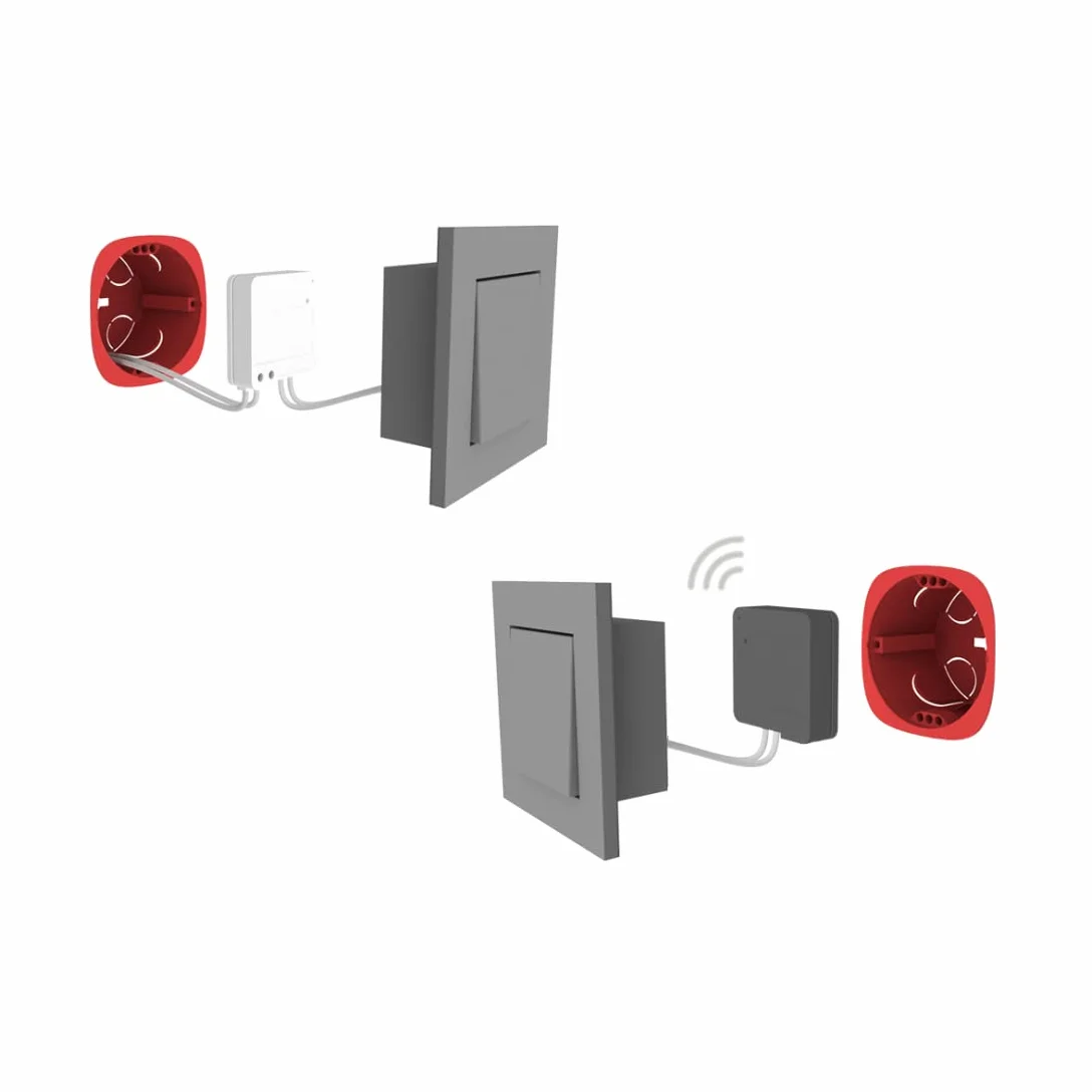 DiO Connected Home Kit interrupteur va et vient récepteur émetteur 250W Blanc