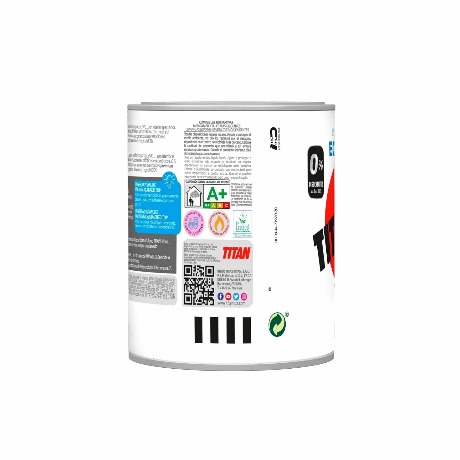 TX.ESM.ECO MATE BLANCO 250ML