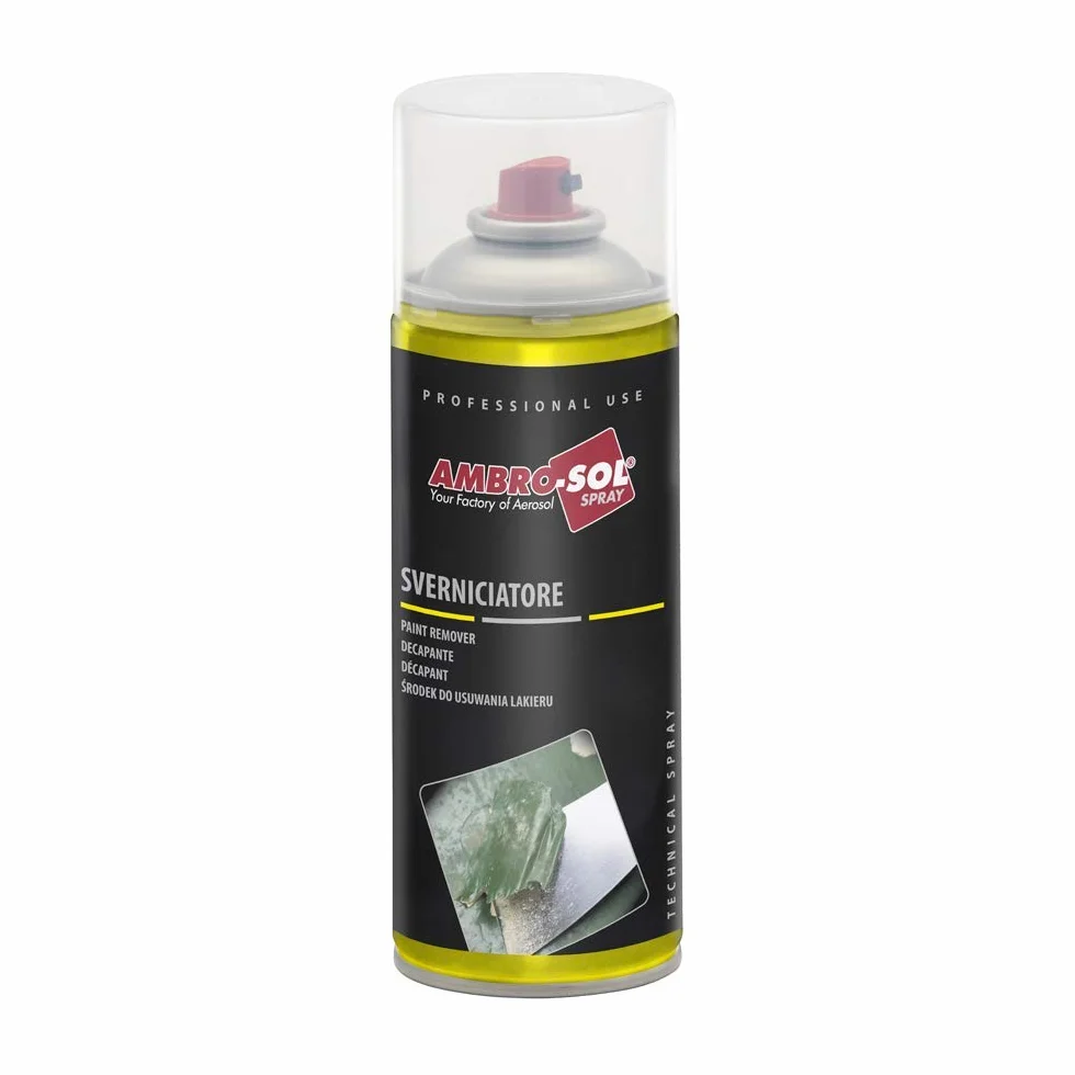 Ambro-Sol I256 Décapant Spray Peinture 400 ml Aérosol Fer Blanc 100% Recyclable