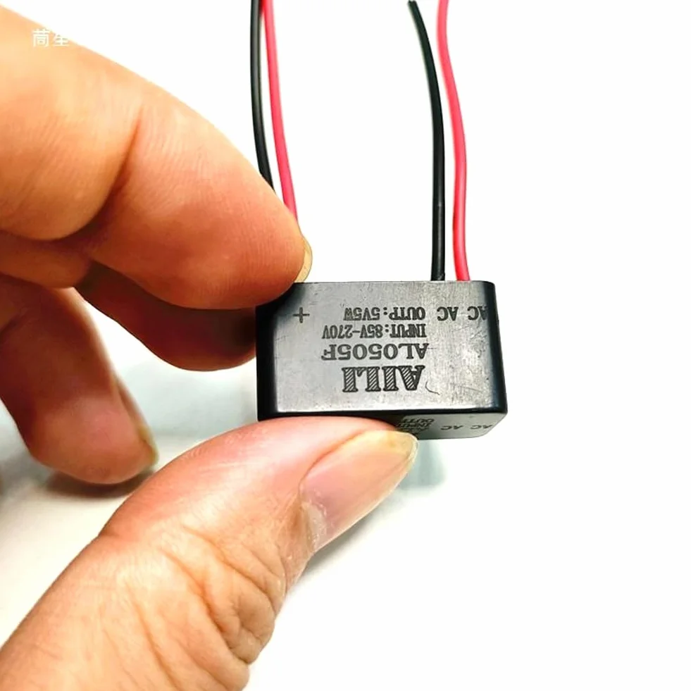 Transformateur 5W AC 220V DC 5V/1A Étanche époxy Moulage Bloc d'alimentation