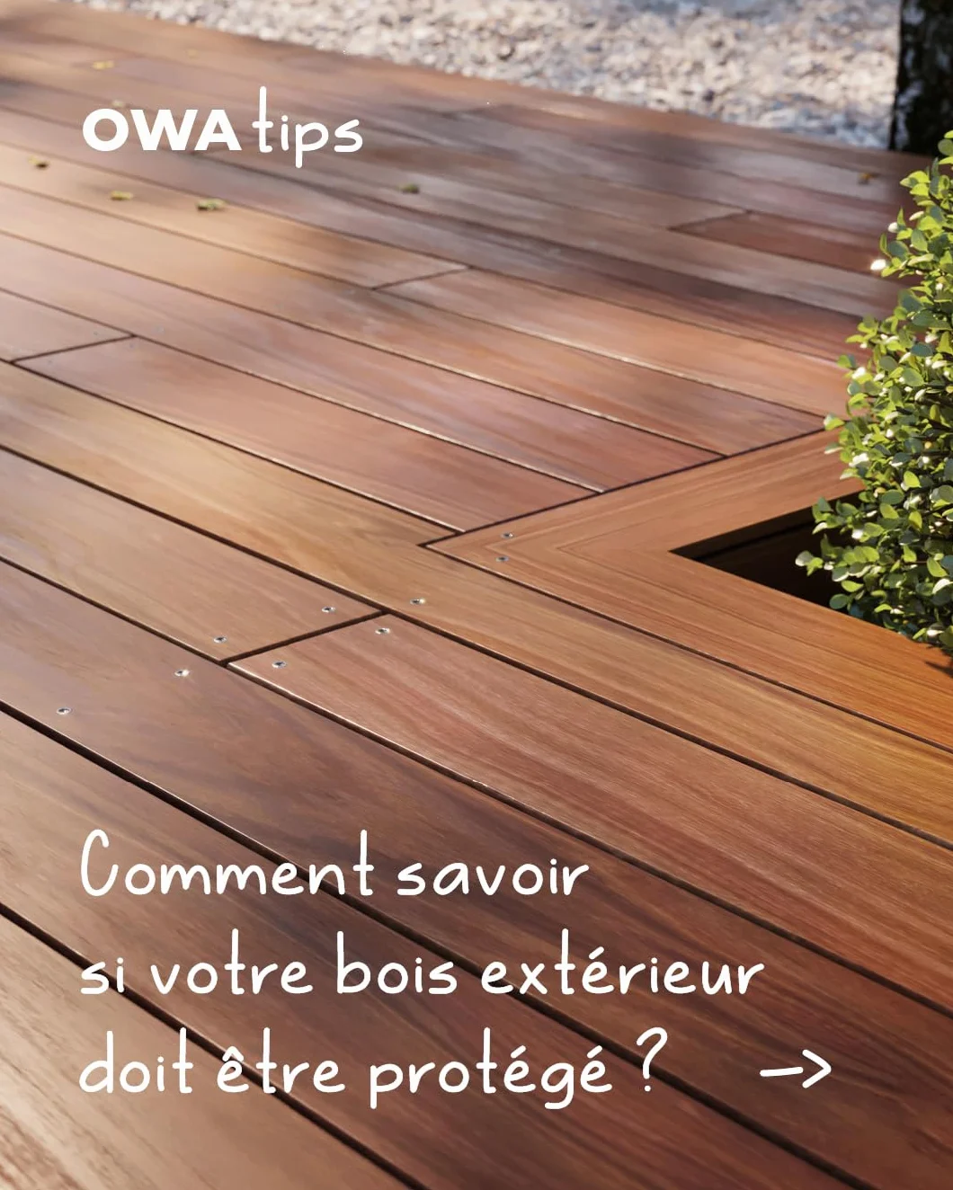 AQUADECKS OWATROL Saturateur Mat Bois Extérieur Teinte Teck 1L