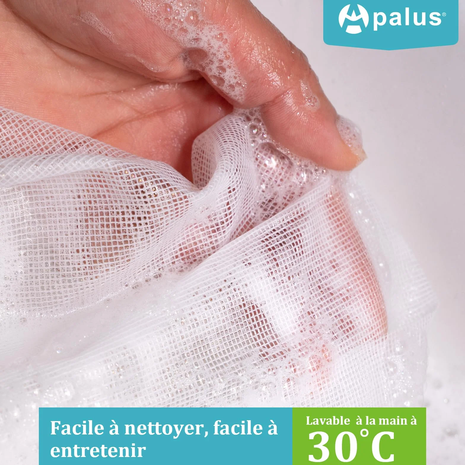 Apalus Moustiquaire Universelle Transparente 130x150 cm Lot de 2 Blanc