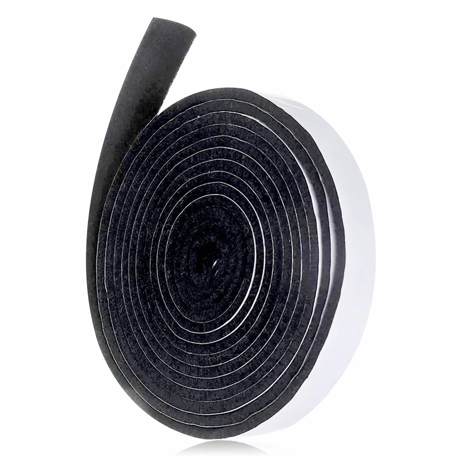 HIFROM Joint d'étanchéité auto-adhésif 2,5 m 3,5 mm 12 mm Noir pour fenêtre cheminée tuyau de poêle