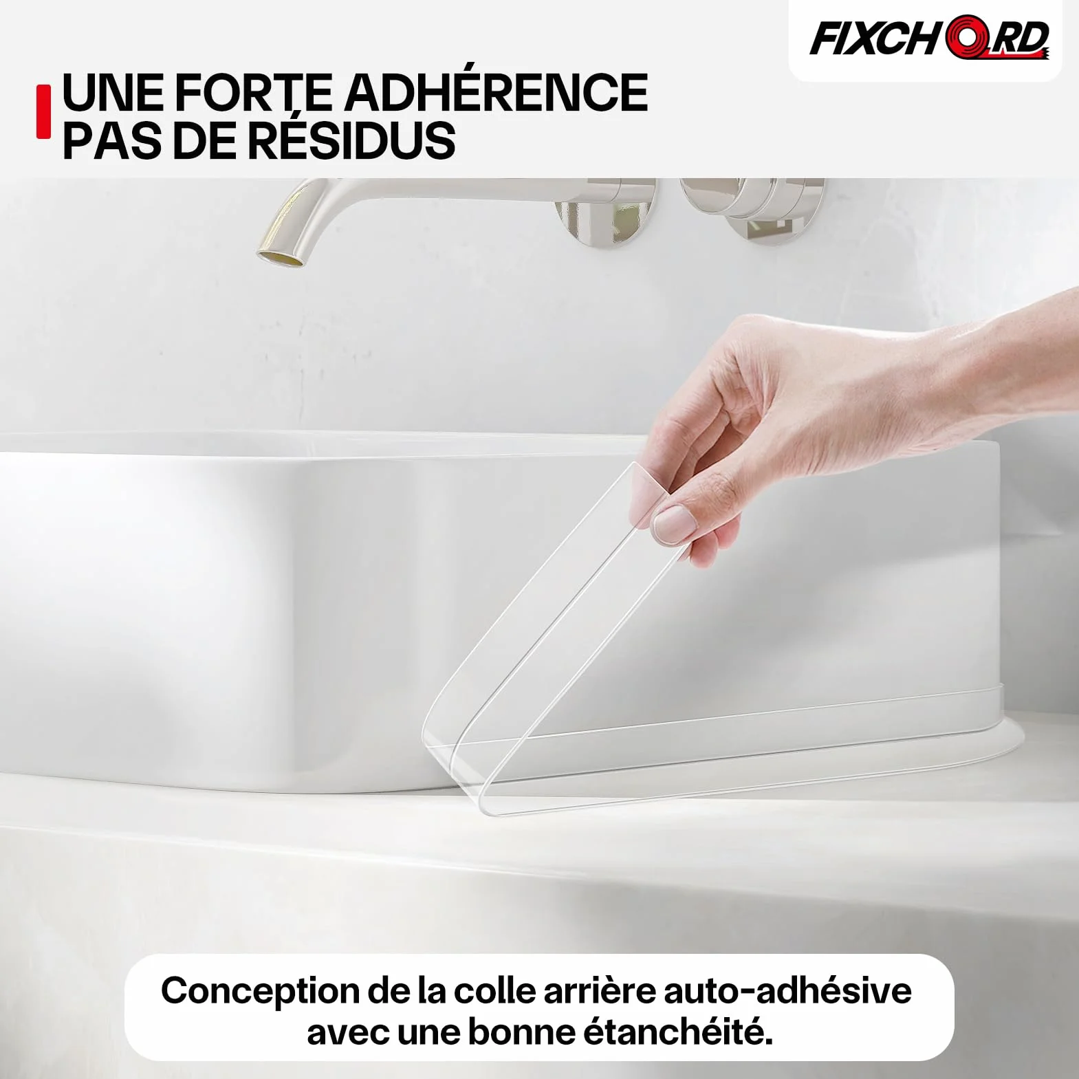 Bande de Calfeutrage Imperméable Joint Salle de Bain 3.2m*38mm