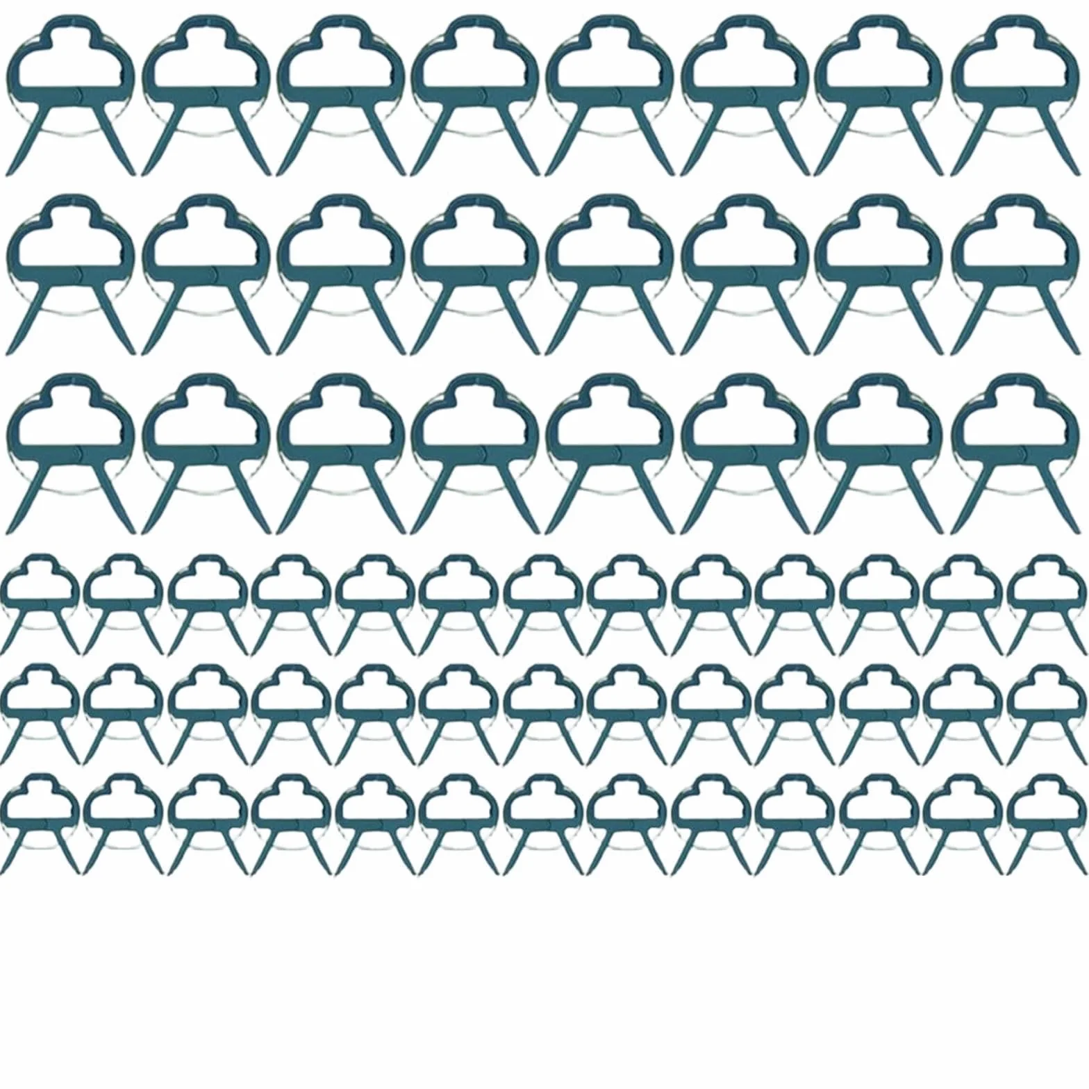 100 Pieces Clips Tomate Clips pour Plantes, Attache Tomates Clips Réutilisable, Attache Tomate, Attache Plante, Attaches de Plantes pour Tomates, Concombres, Roses