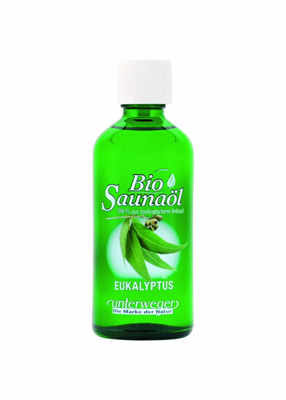 Unterweger Huile de sauna bio à l'eucalyptus 100 ml huiles essentielles pures
