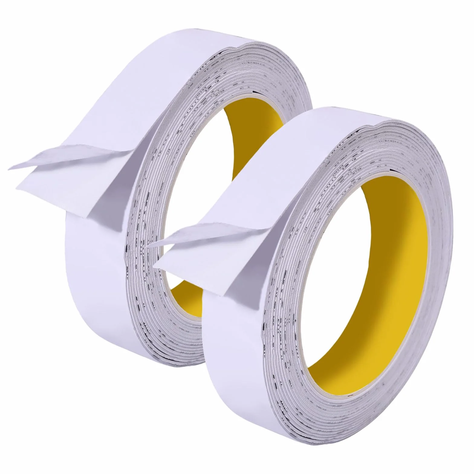 CHGCRAFT Ruban Adhésif Simple Face en Mousse Blanche 5.47 m pour Isolation Fenêtre Porte 0.9 Pouce