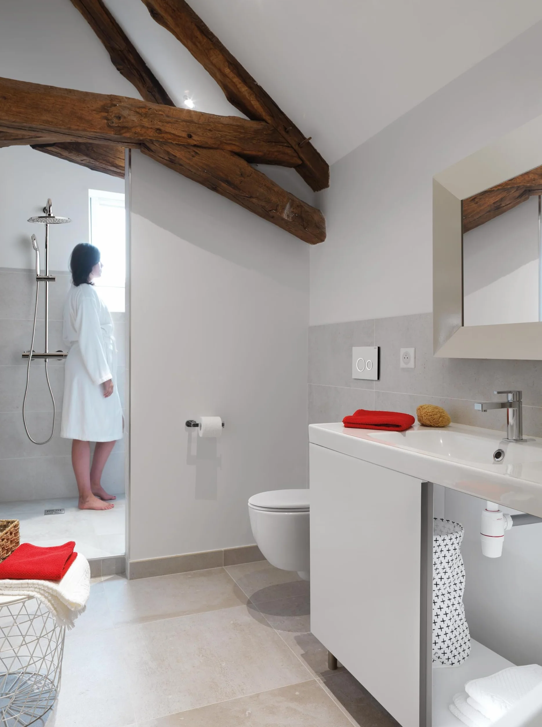 Wirquin Siphon lavabo Néo blanc Ø32 réglable compact