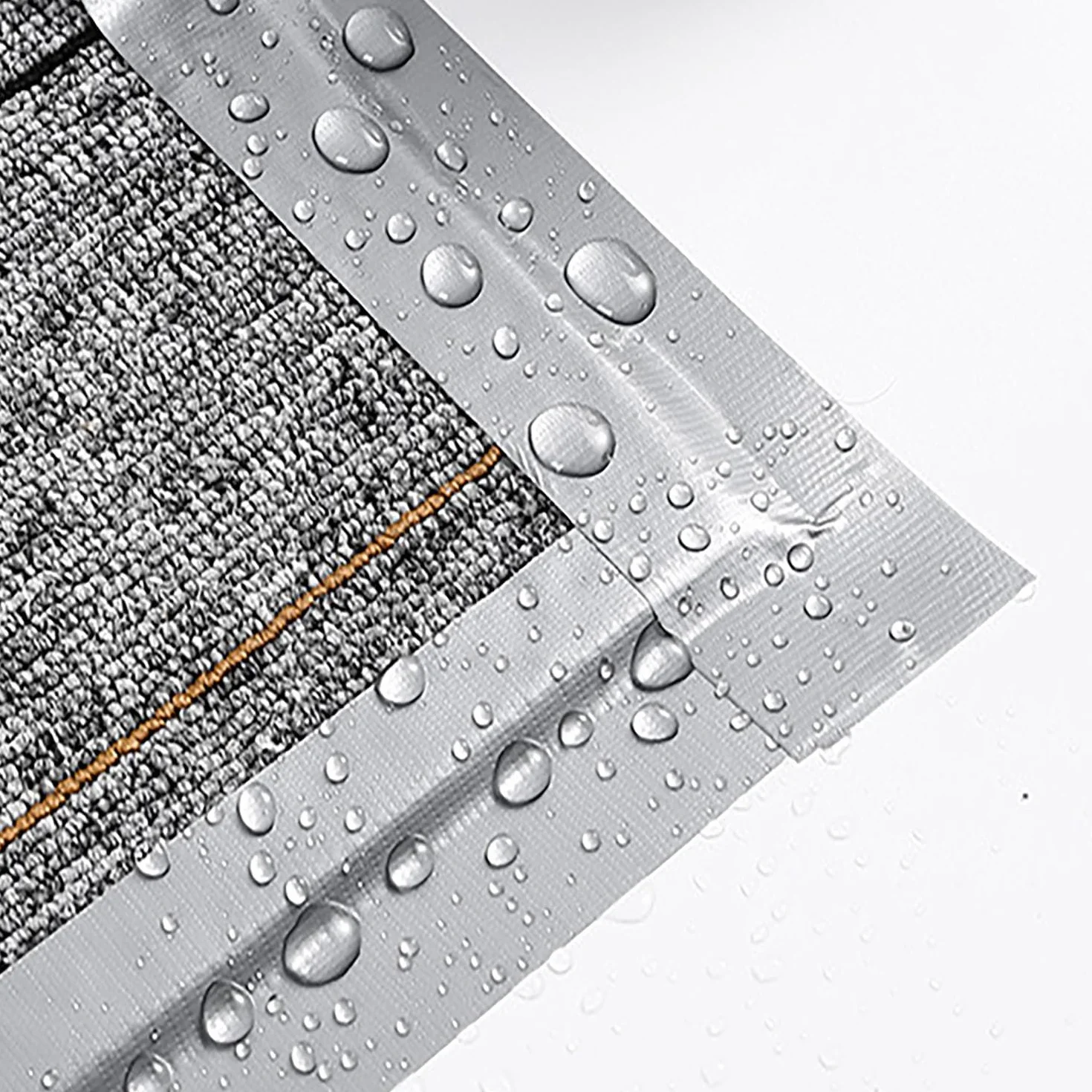 Lot de 3 rubans adhésifs en tissu argenté 50 mm x 27,4 m, ruban adhésif toilé gris ultra résistant, heavy duty duct tape