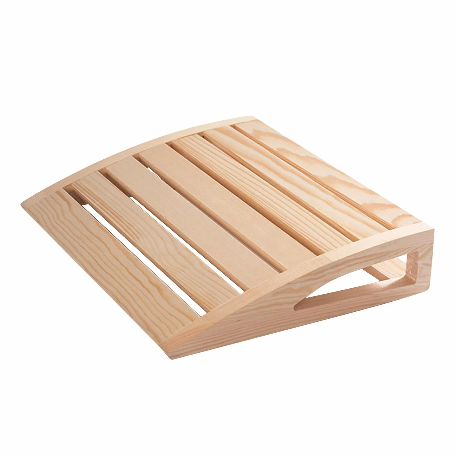 Appui-tête de sauna en bois fait à la main 38 x 30 x 7 cm soutien ergonomique relaxation bois naturel