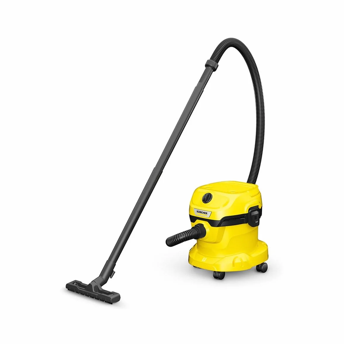 KÄRCHER Aspirateur Eau et Poussières WD 2 Plus V-12/4/18/C, 1000 W, Cuve PVC 12 l, Jaune