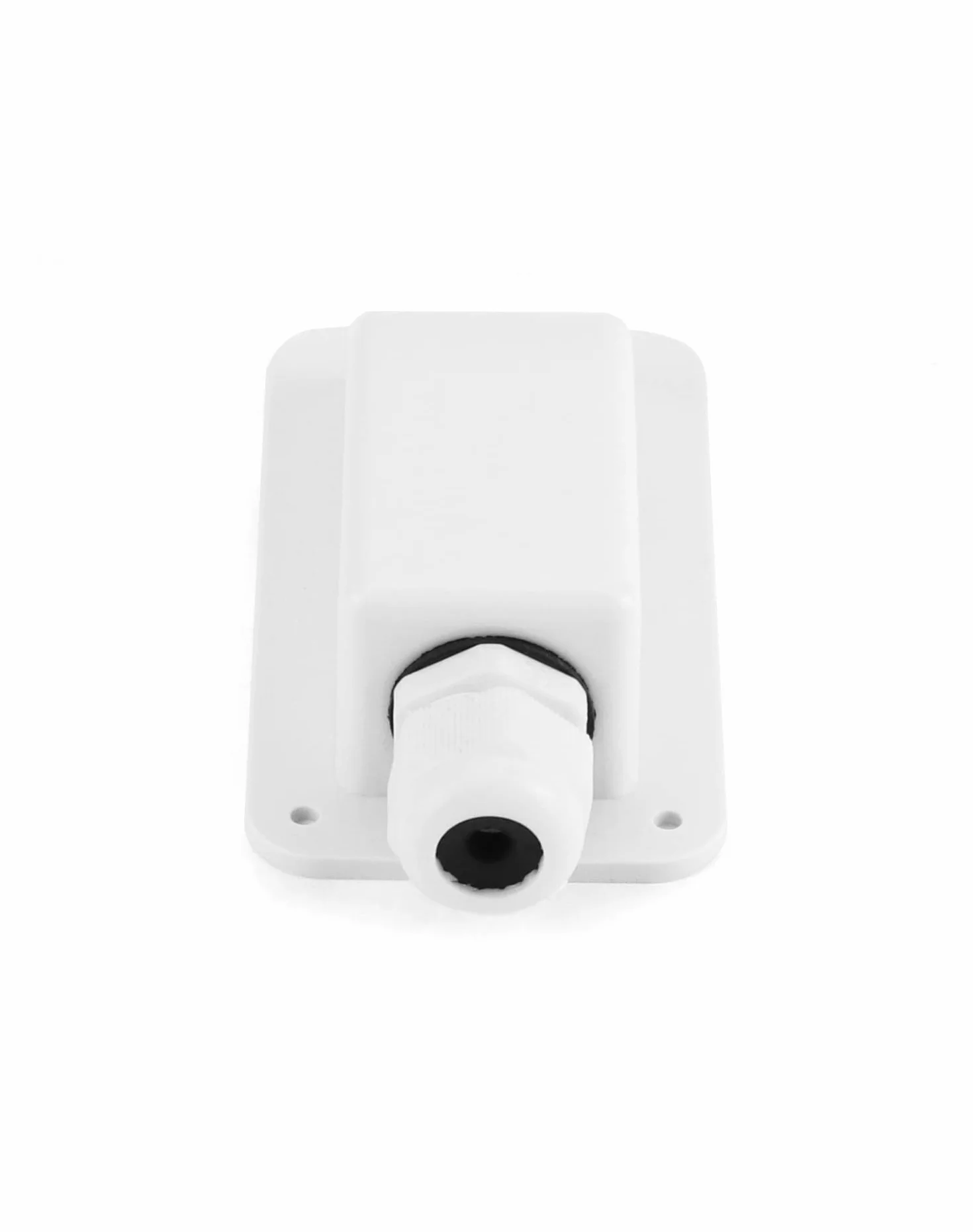 QWORK Passe-Toit IP68 Presse-étoupe Solaire étanche boîtier d'entrée de câble 1 Voie ABS Blanc