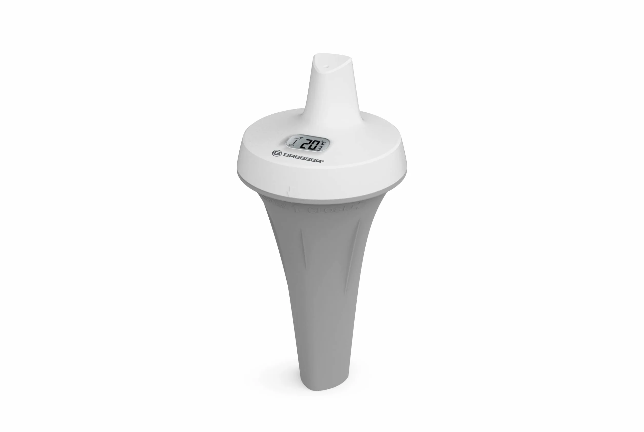Bresser Thermomètre de piscine mesure température eau capteur supplémentaire stations météorologiques autonome blanc