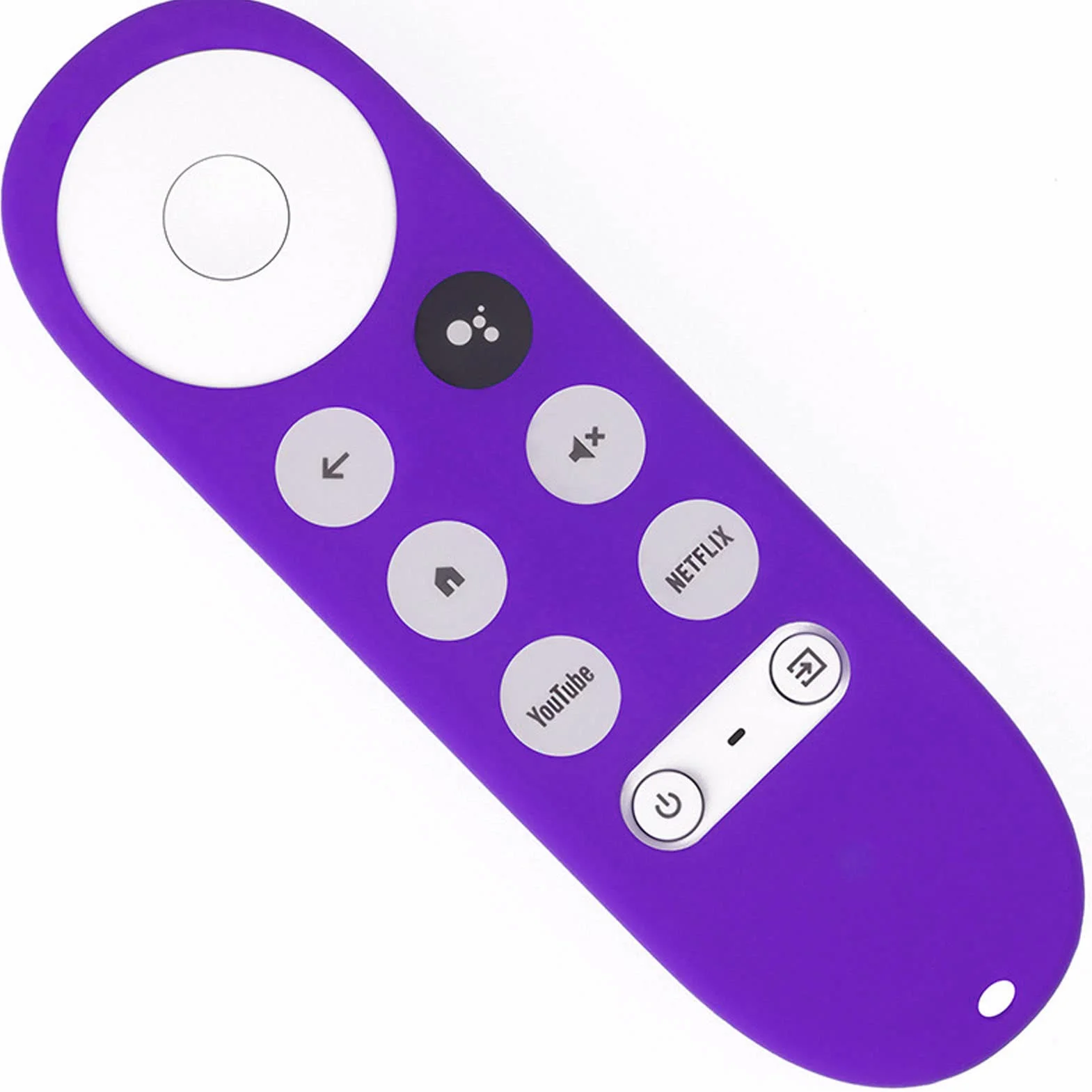 Yosoo Health Gear Coque de Protection Silicone pour Télécommande Chromecast avec Google TV (Violet)
