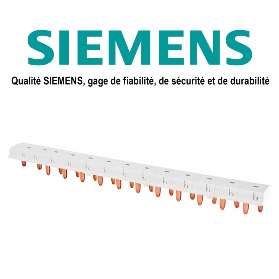 SIEMENS Peigne Horizontal avec connexion Interrupteur Différentiel 40A 63A