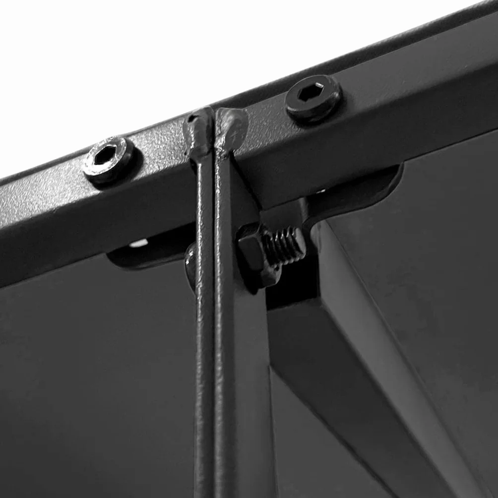 Auvent anthracite 2x2,3 m 180 g/m² tissu acier