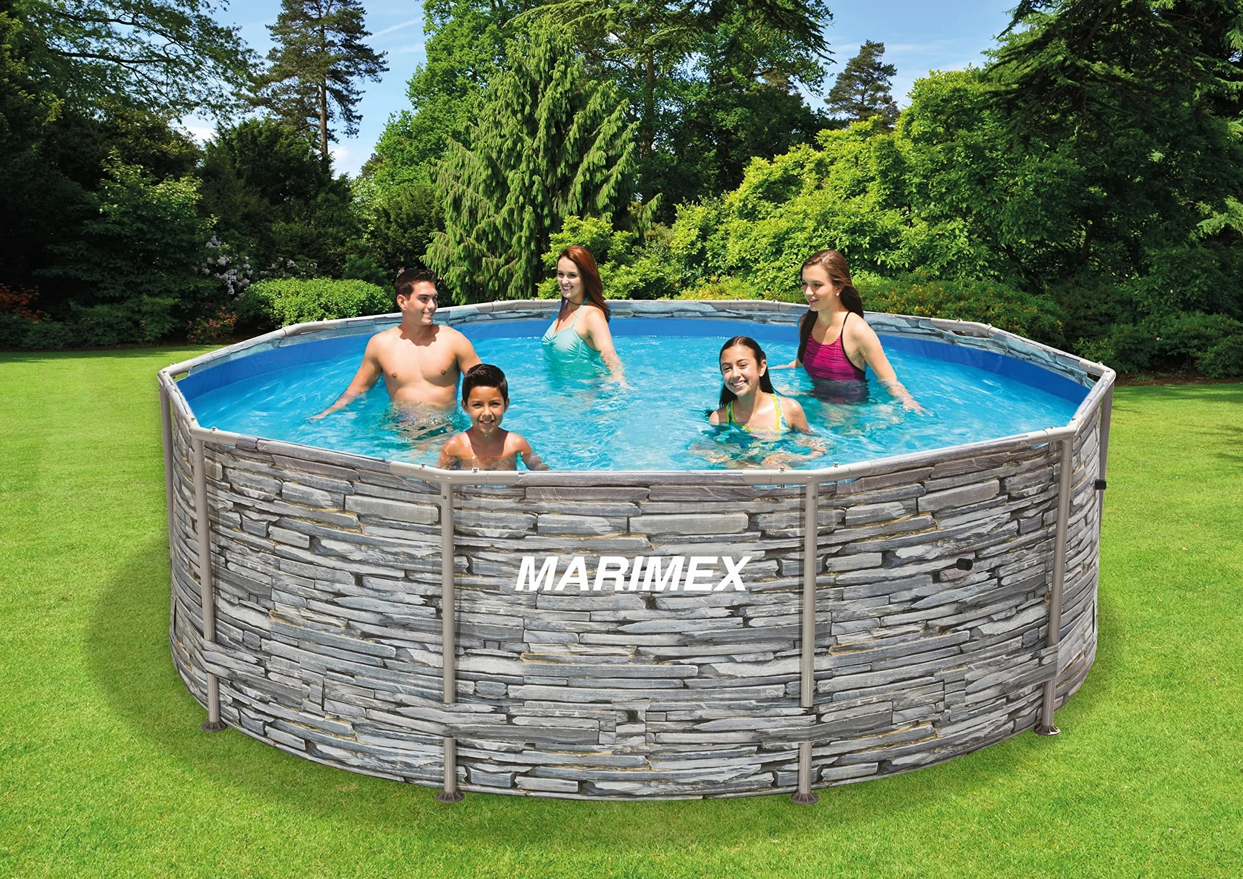 Marimex Bassin Florida 3,05 x 0,91 m sans Filtration - Pierre à Motif
