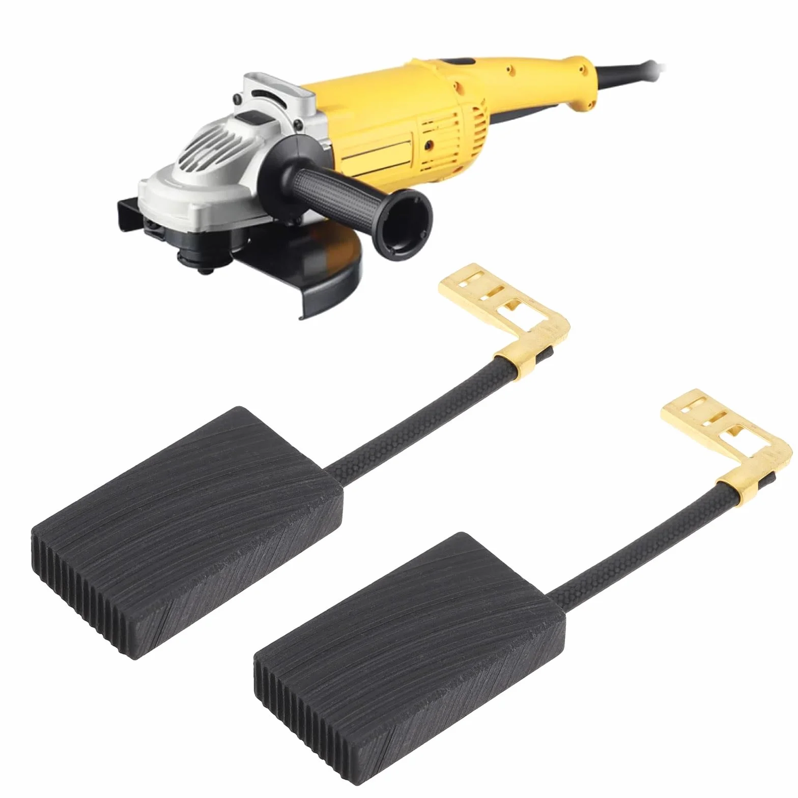 Balais de Charbon Compatibles DEWALT DWE490 DWE492 DWE493 6x15x25 mm