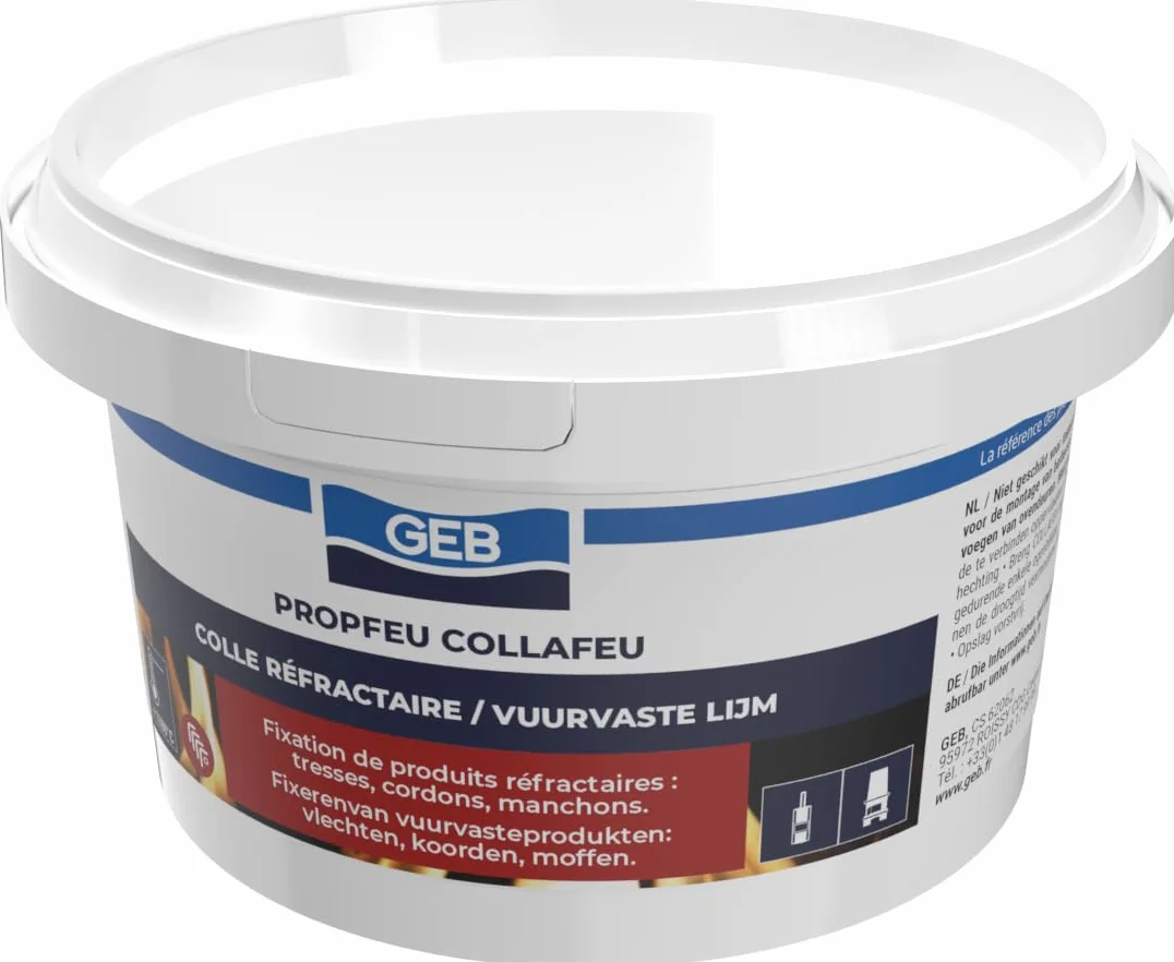 Collafeu Colle réfractaire 300 g Clair GEB 125211