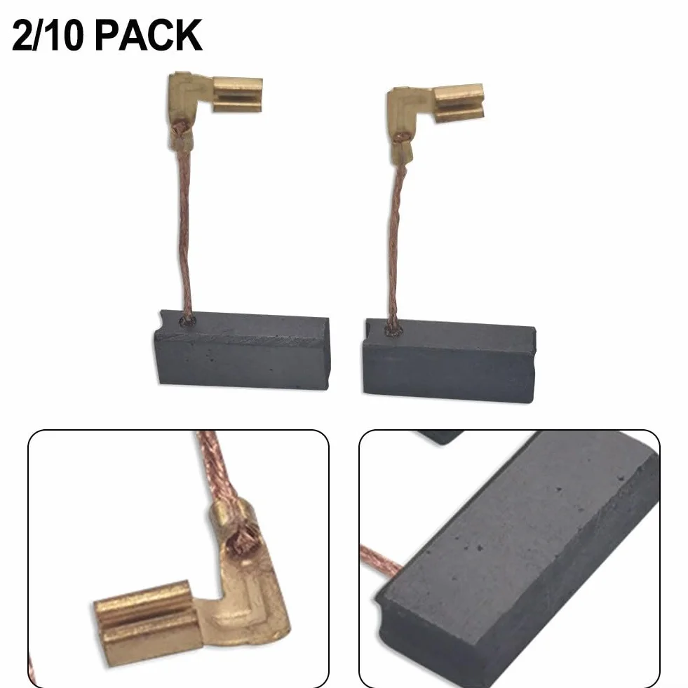 Lot de 2 balais de charbon de rechange pour perceuse Bosch GBH2-22 GBH2-23 GBH2-24 GBH2-26