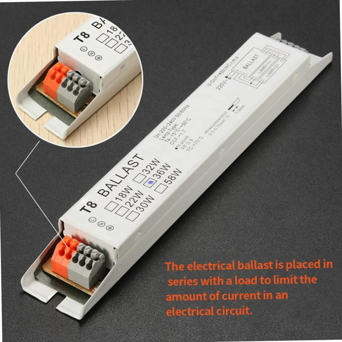 Ballast électronique T8 2x36W Tension large pour lumière fluorescente