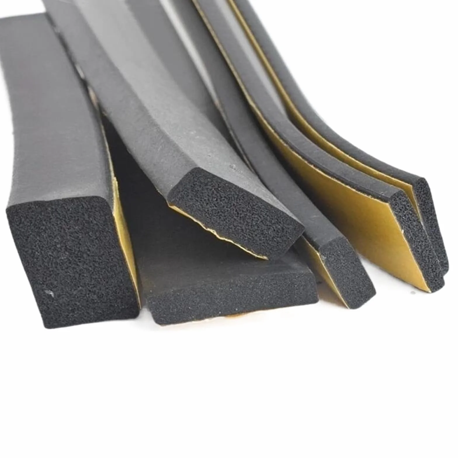 Bande d'étanchéité en mousse noire autocollante EVA anti-collision 10 mm-30 mm x 2 mm-20 mm 5mm x 20mm x 10m