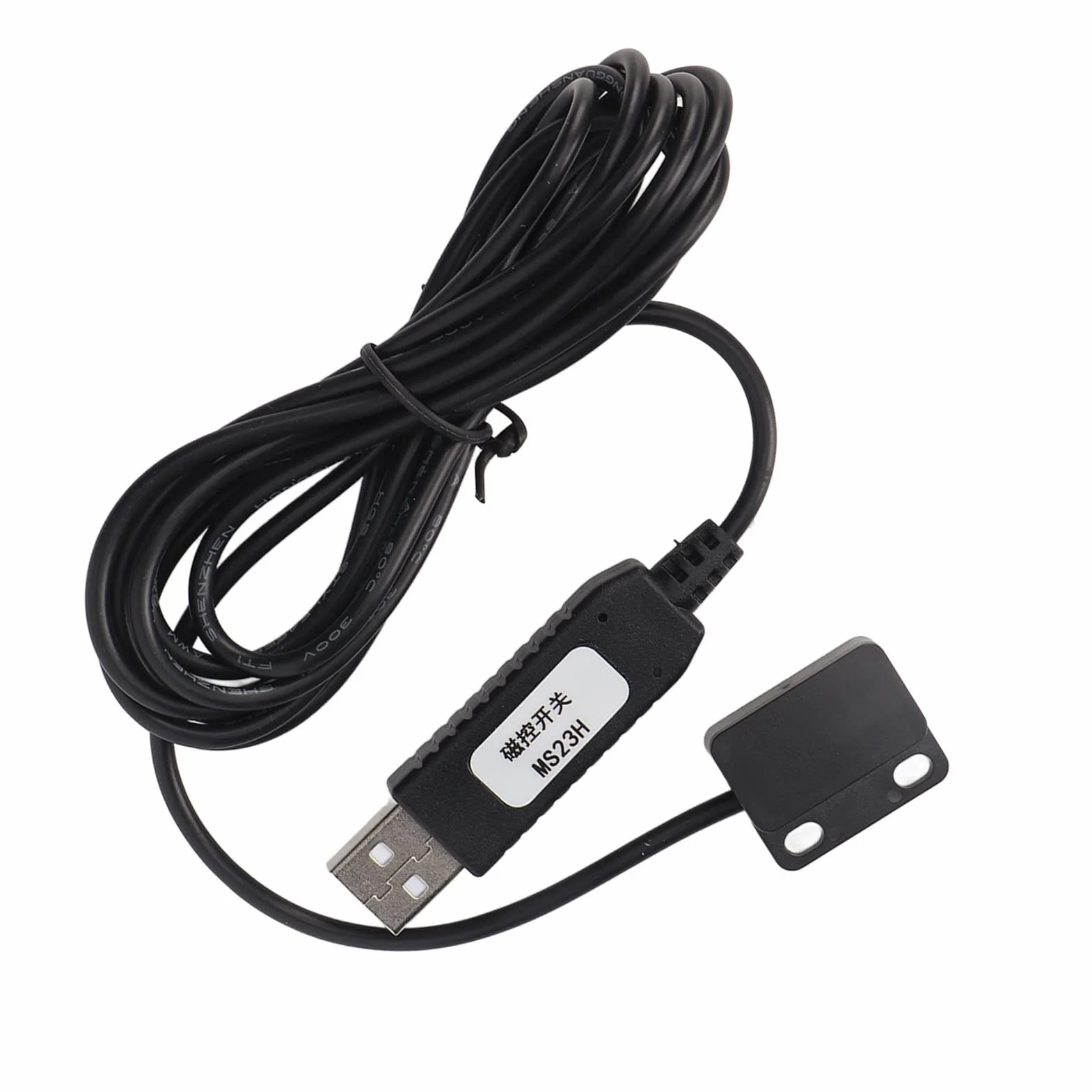 Jectse Commutateur à Capteur Magnétique USB, Câble de Clavier ABS Personnalisable pour OS X, Distance de Déclenchement 0-15 mm