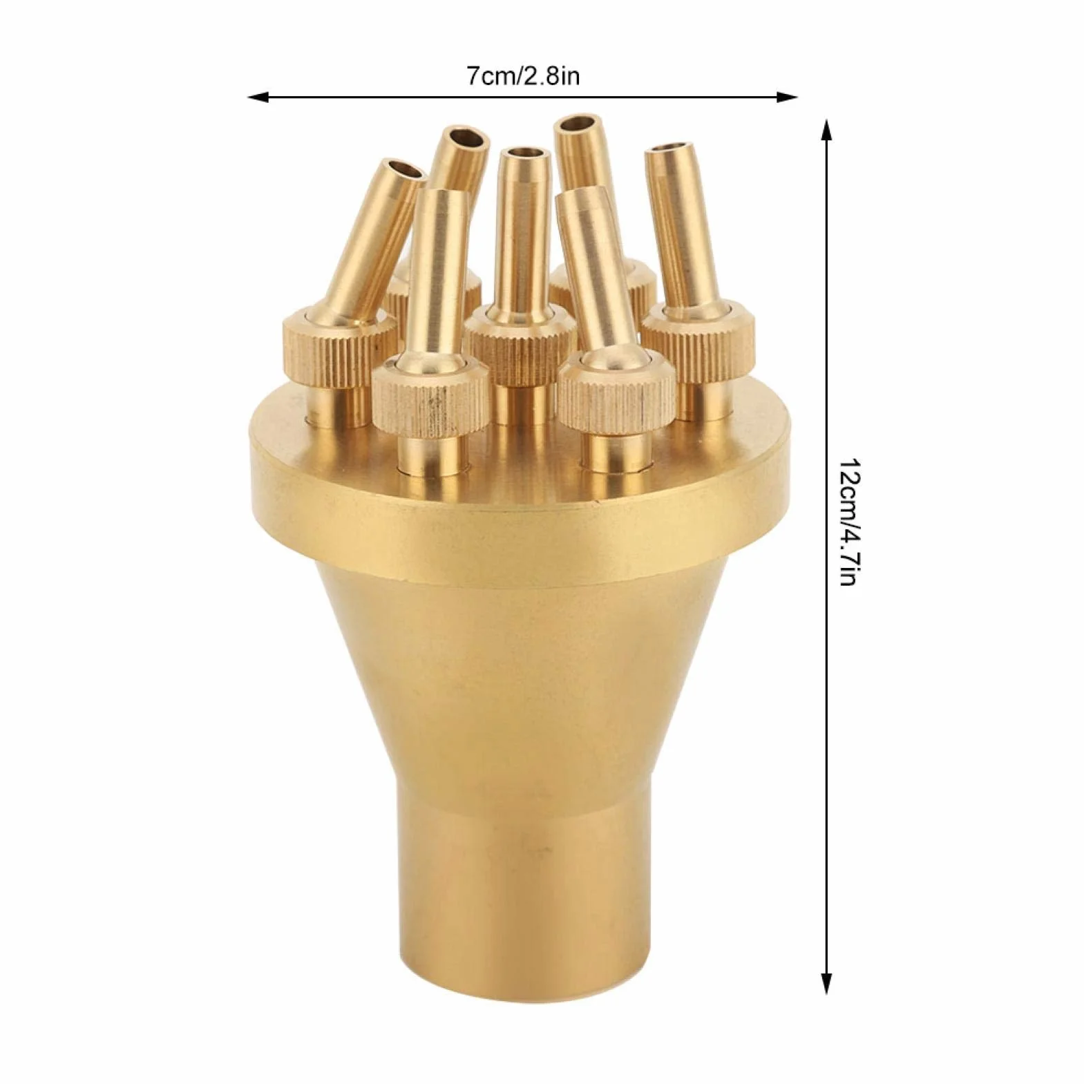 Caiqinlen Buse de Fontaine 70KPa 2 Niveaux pour Étang Jardin
