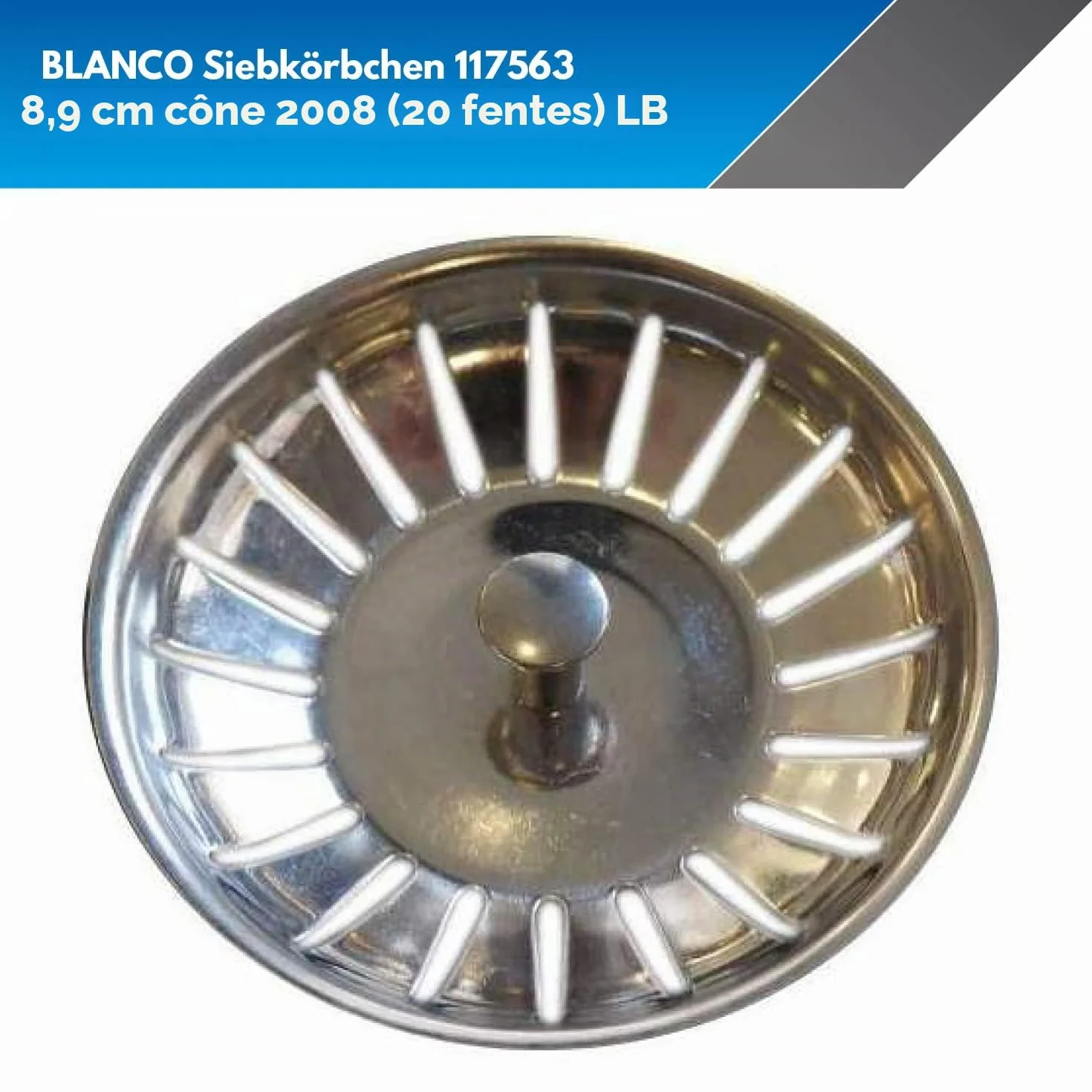 Franke Panier de bonde Blanco 83 mm 20 Trous 117563