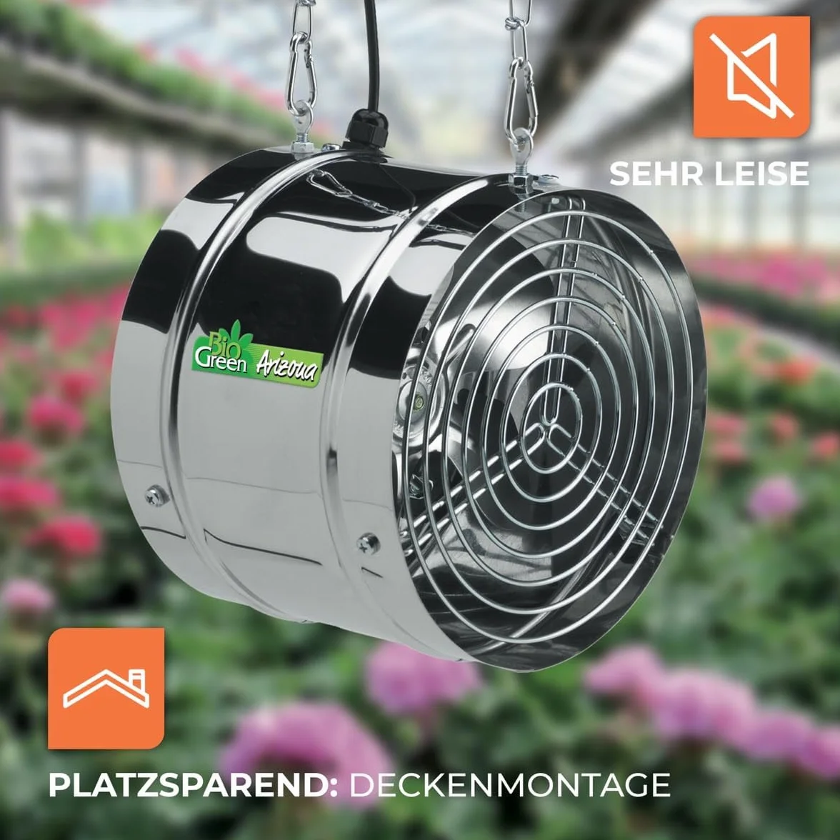 Bio Green ARZ-F Ventilateur 31 W 22 x 18 cm
