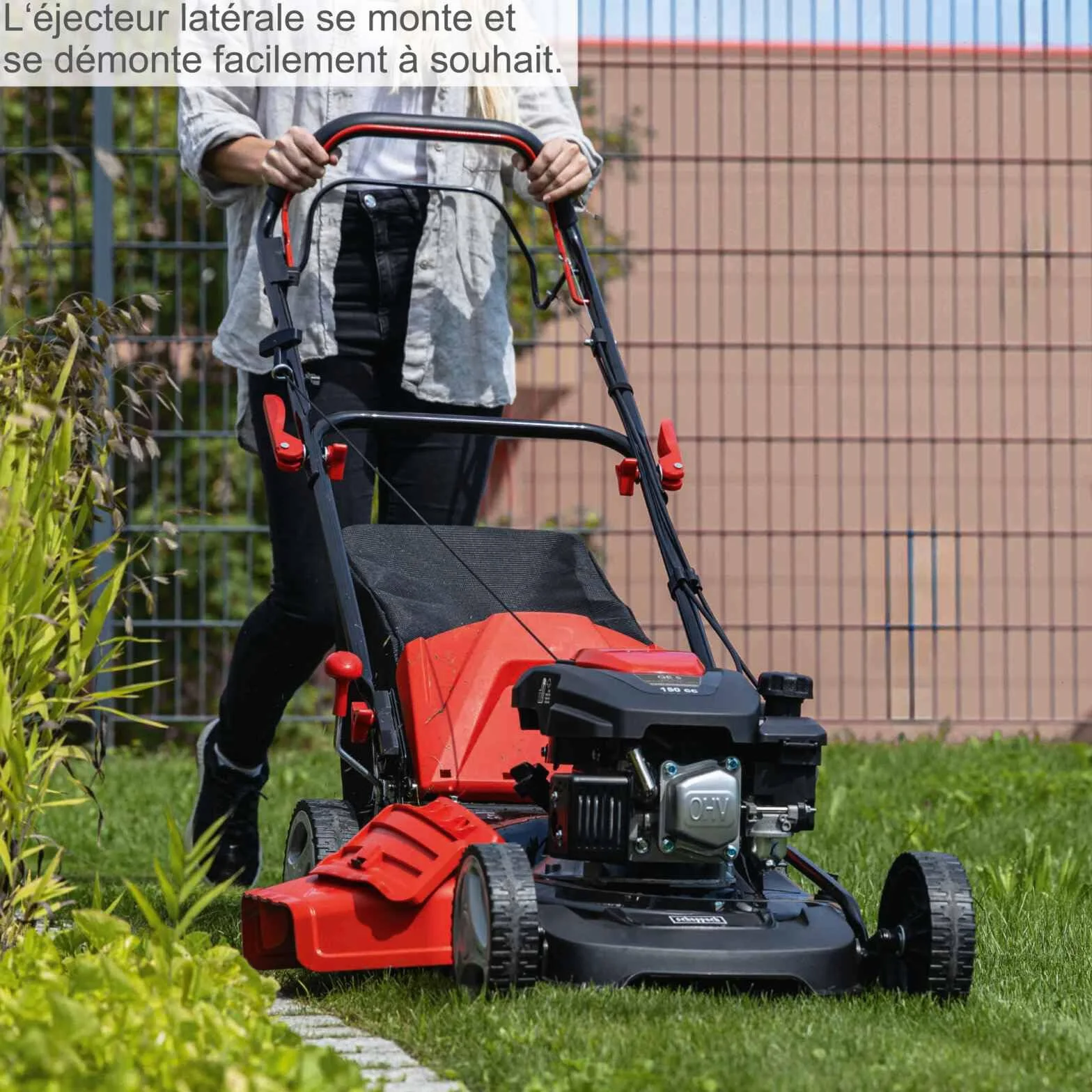 Scheppach MS161-46 Tondeuse à Gazon Thermique Autotractée 150cm3 46cm