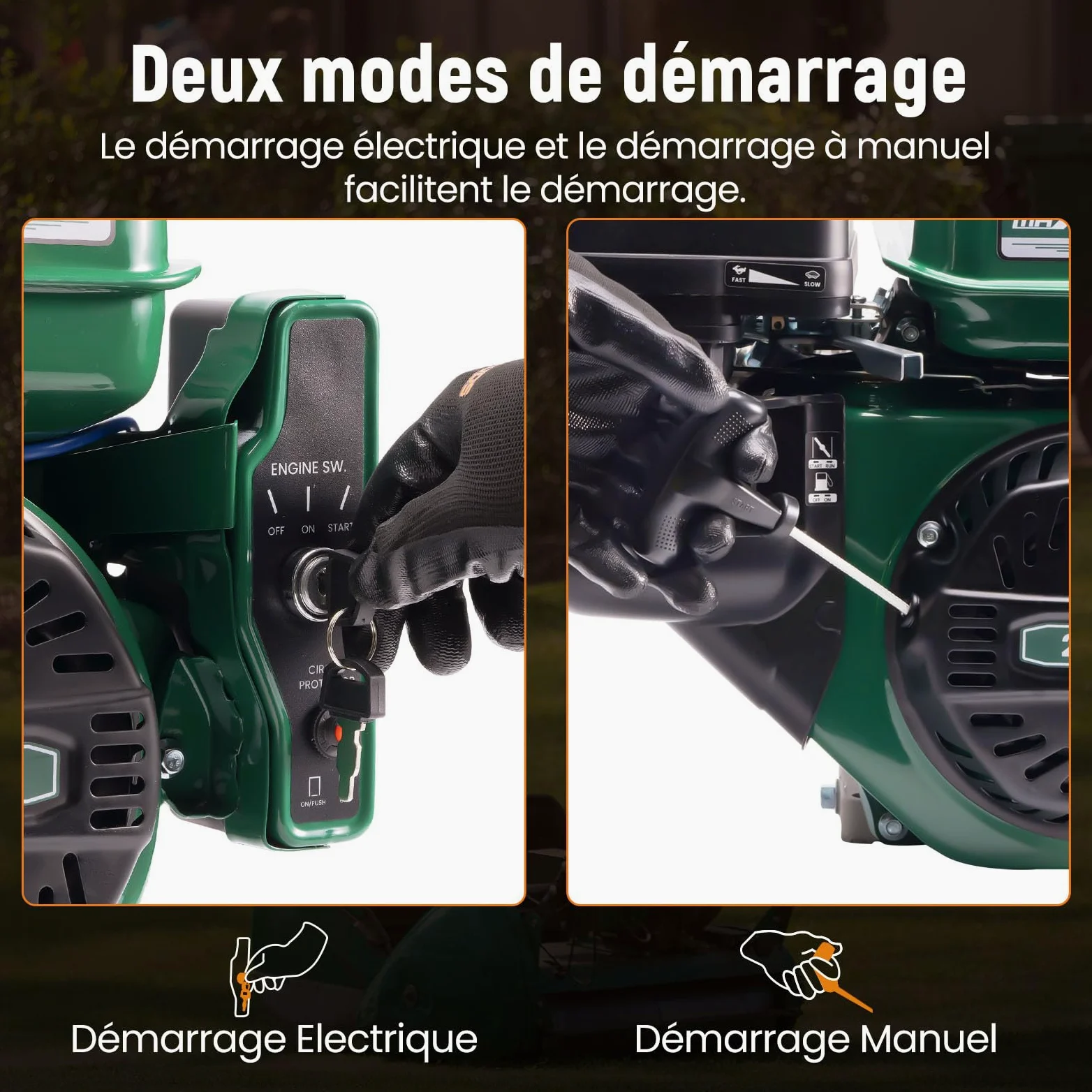 maXpeedingrods 7 CV Moteur électrique à Essence Moteur Fixe Karting,Moteur à Essence Avec Arbre de 19 mm Ø, Moteur 4 Temps 212cc OHV, Moteur à Essence 1 Cylindre, Refroidissement Forcé