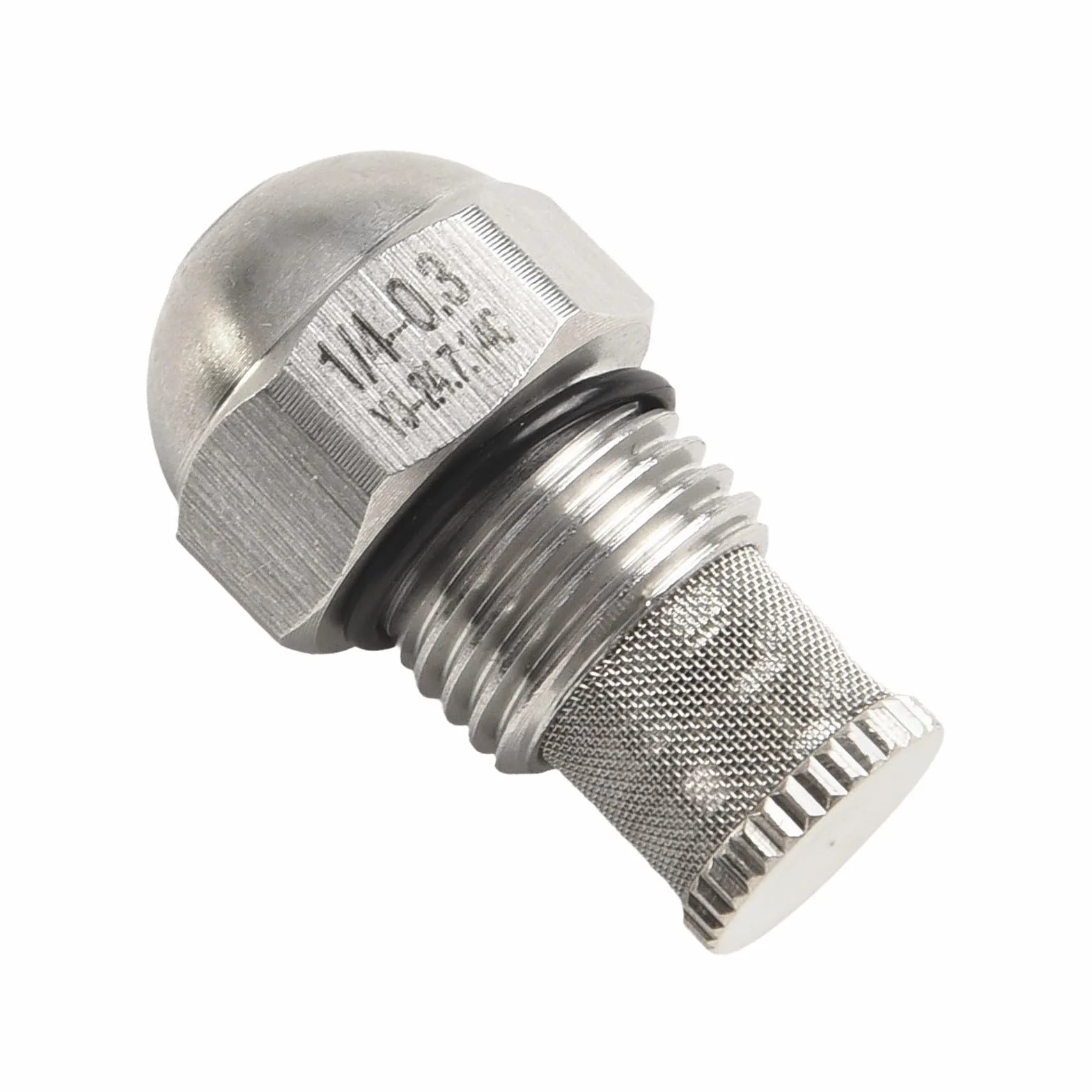 Buse de brume en acier inoxydable 1/4 BSPT Orifice de 0,3 à 1,5 mm pour pulvérisation fine, irrigation de jardin, refroidissement par brouillard paysager (0,3 mm)