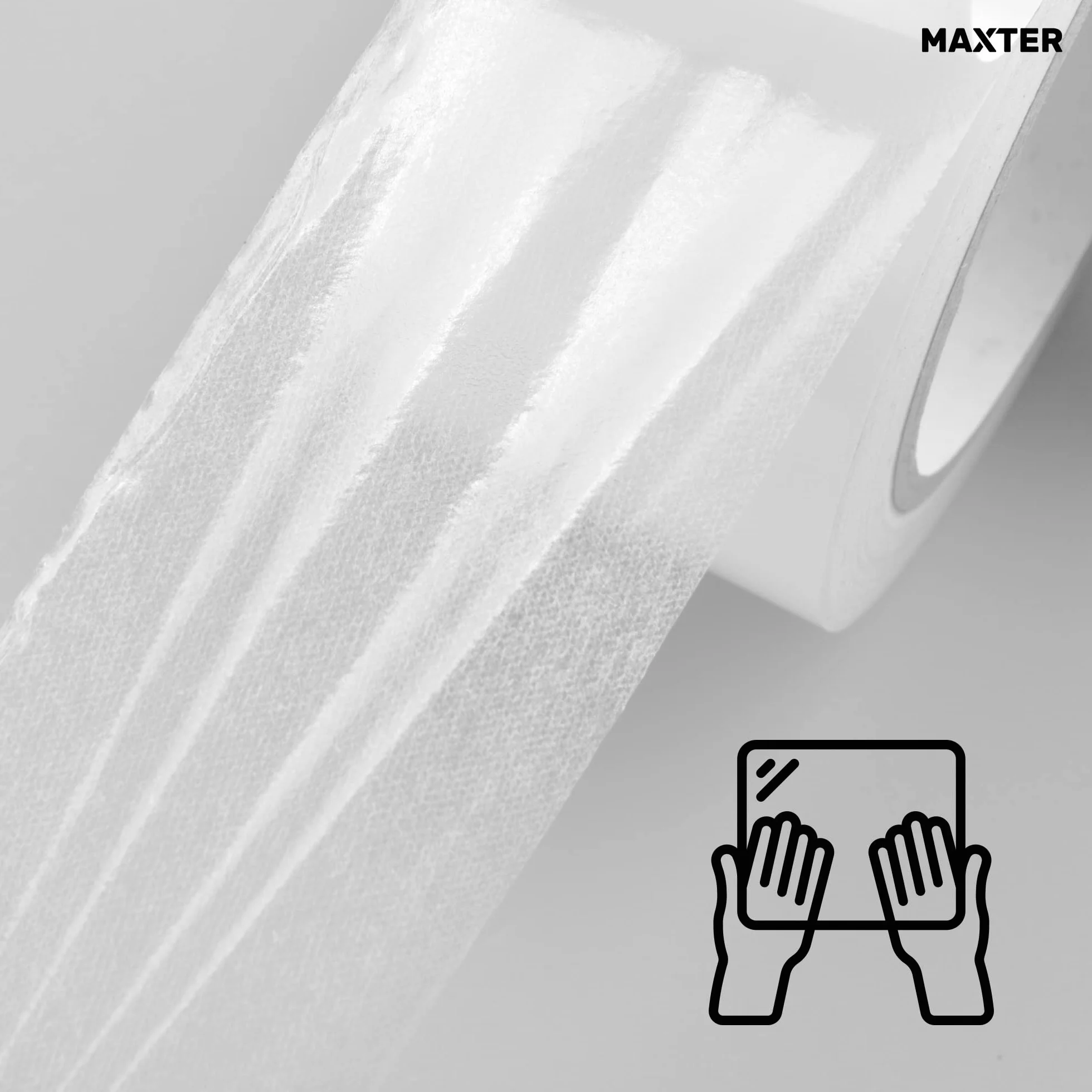 Ruban Adhésif Double Face Extra Fort Maxter 48 mm x 20 m pour Bricolage