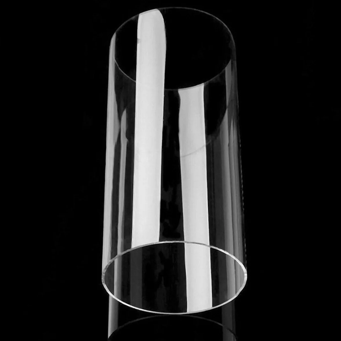 Tubes Ronds Acrylique Transparent 100 mm Diamètre Extérieur 94 mm Intérieur 200 mm Longueur pour Lampe