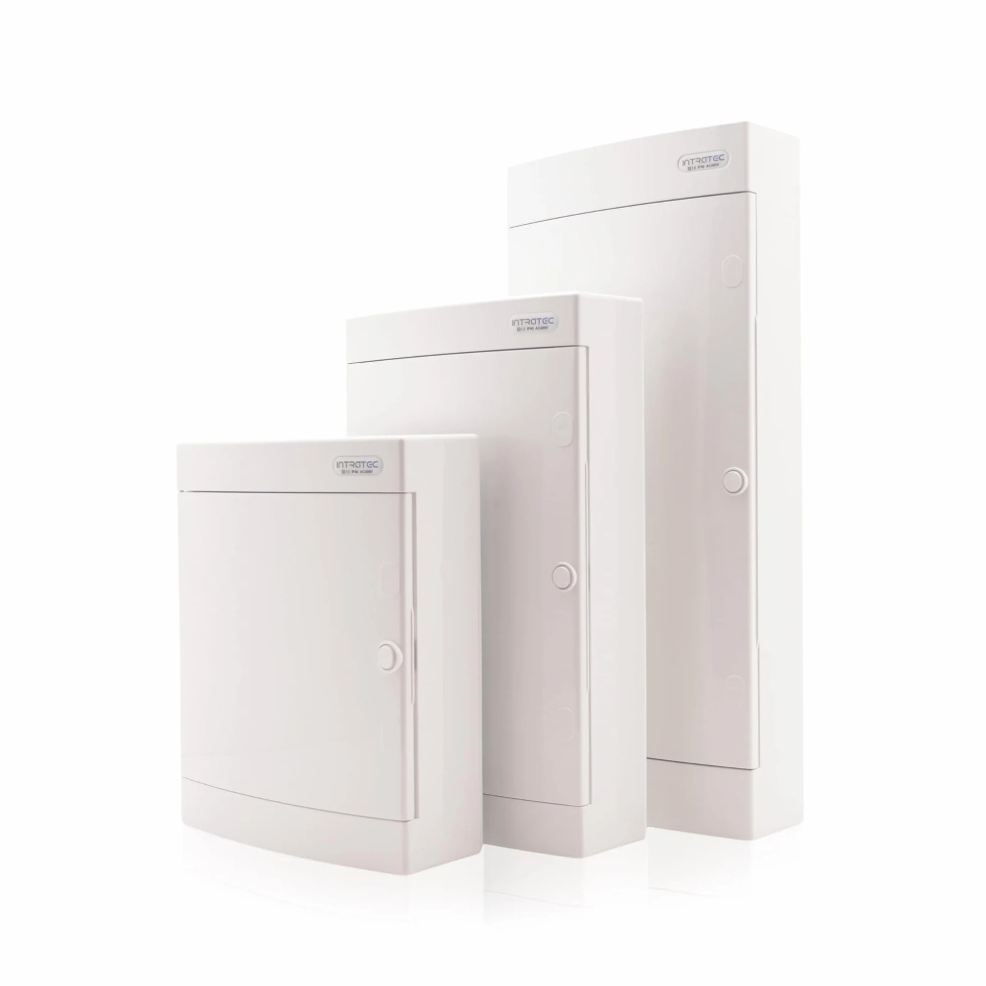 Intratec répartiteur de communication IP40 boîtier multimédia saillie 287 x 361 x 112 mm blanc