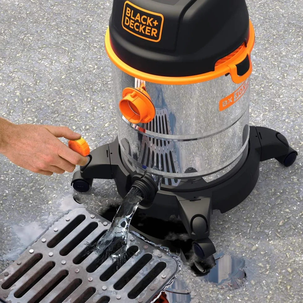 BLACK+DECKER Aspirateur Solides et Liquides BXVC30XTDE 1600 W 30 litres