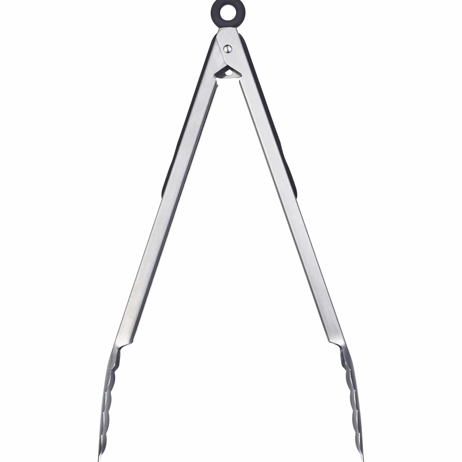 Westmark Pince à Grillade + Pince à Service, avec Manches en Acier inoxydable et Poignées caoutchoutées, Longueur : 35 cm, Acier inoxydable/plastique, Classic Spezial Maxi, Argenté/Noir, 16252270