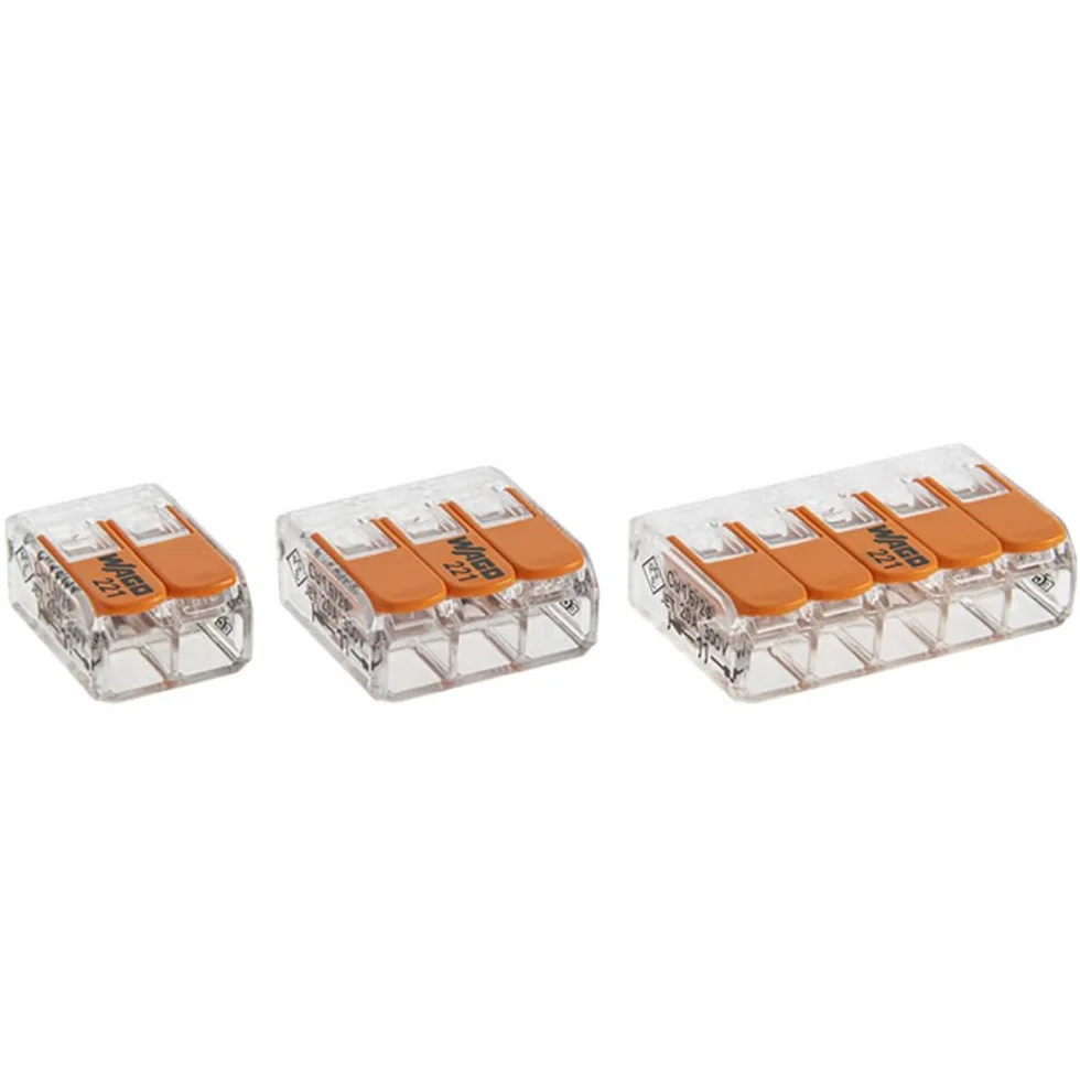 Blister 40 bornes de connexion automatique 2,3 et 5 entrées S221