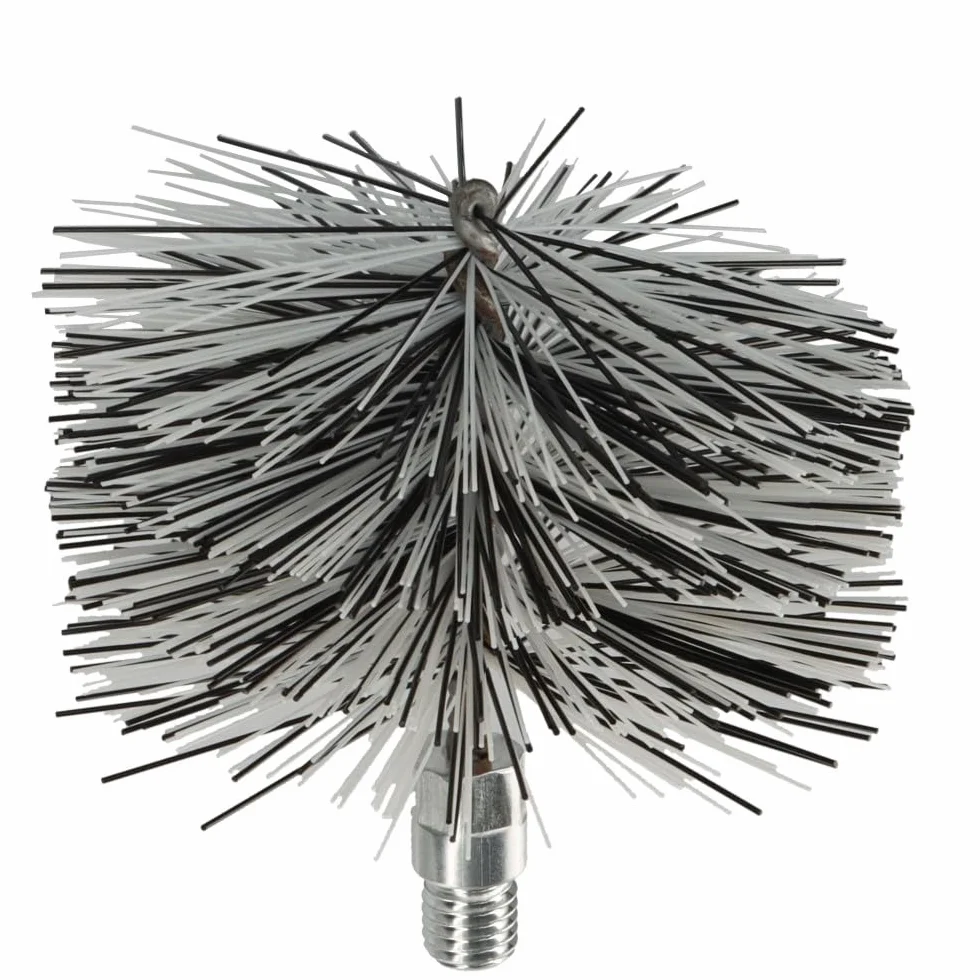 Kit nettoyage poêle à granulés 2 rallonges 3m brosses nylon conduit 80 100mm grattoir